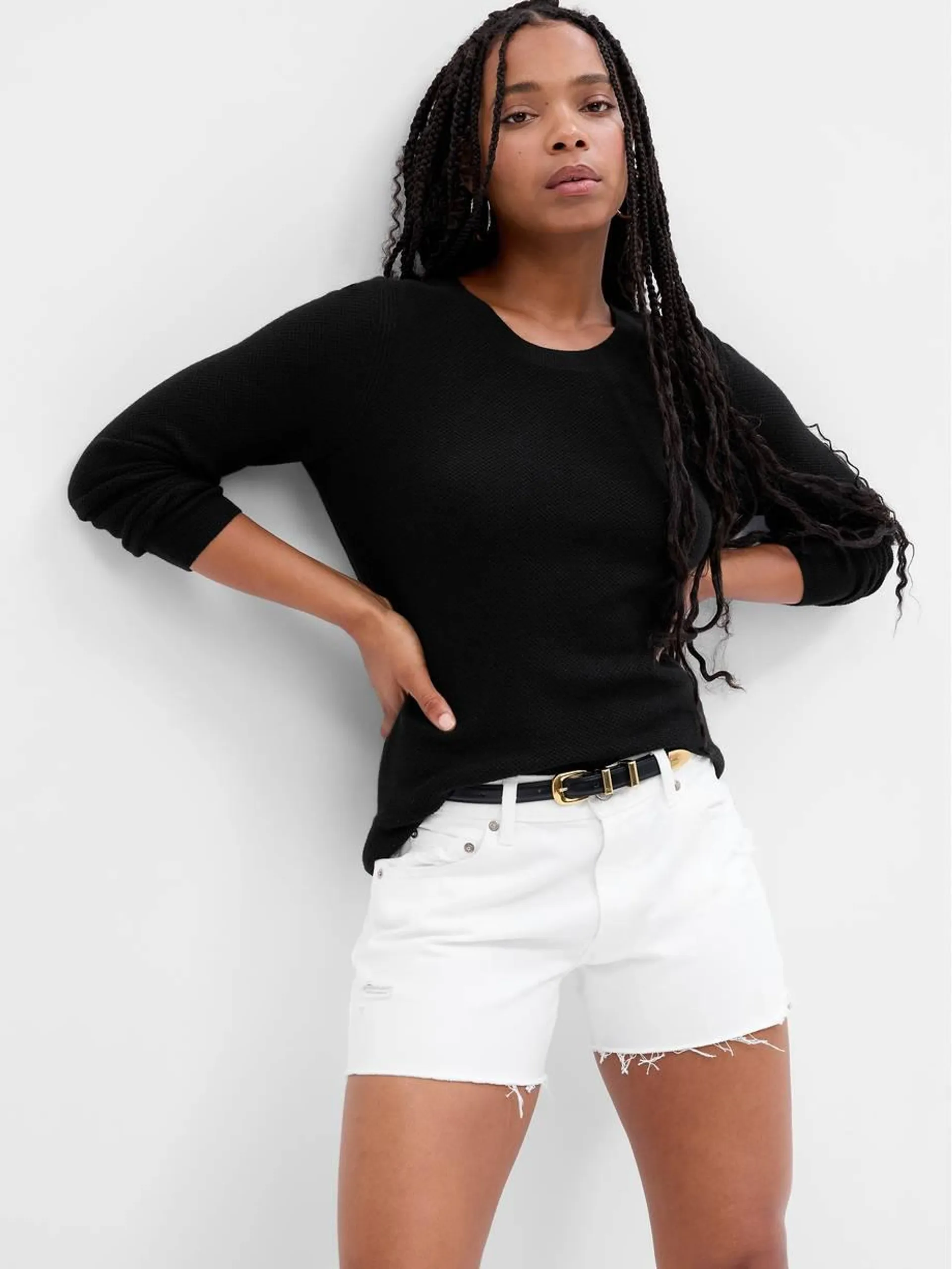Relaxed Crewneck Sweater