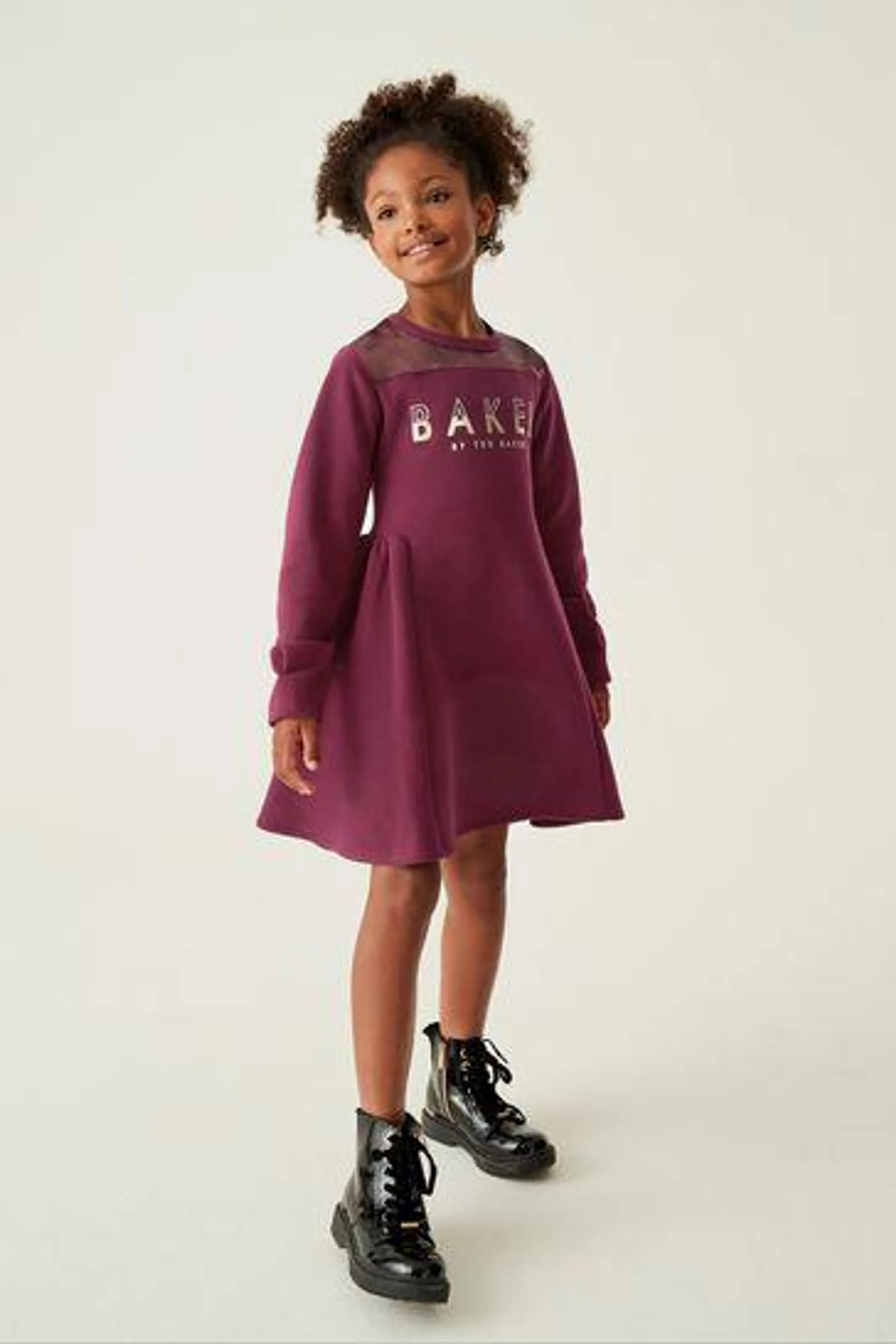Baker by Ted Baker Plum Purple Sweat Dress