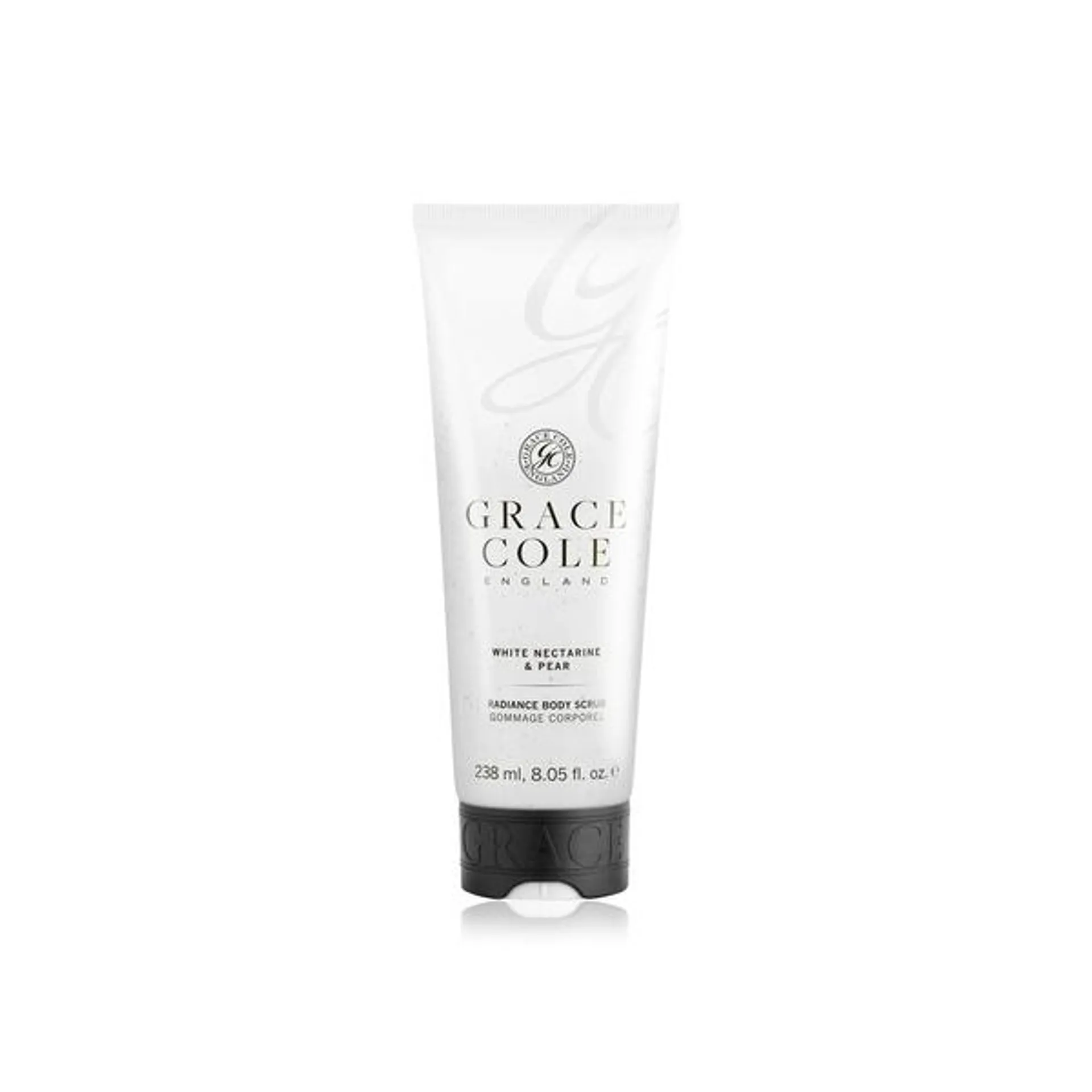 Grace Cole white nectarine & pear body scrub 238ml