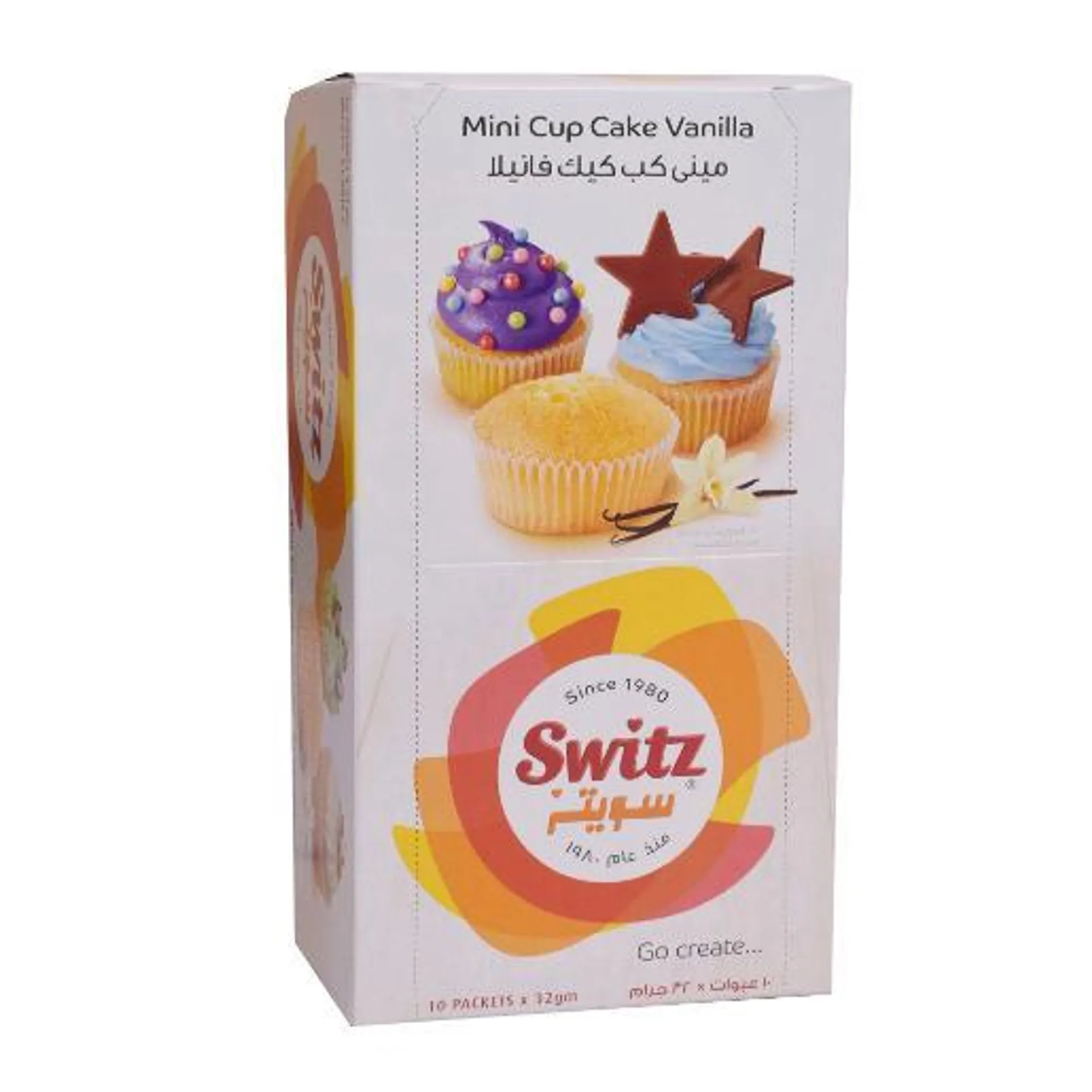 Switz Mini Cup Cake Vanilla 10pc x 32gm