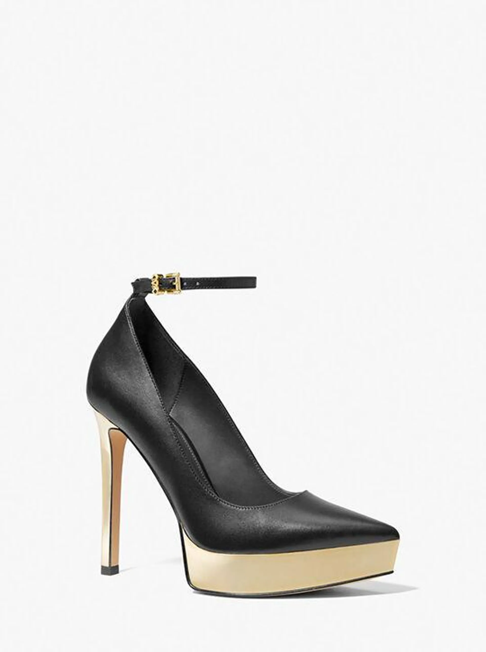 Xenia Leather Platform Pump