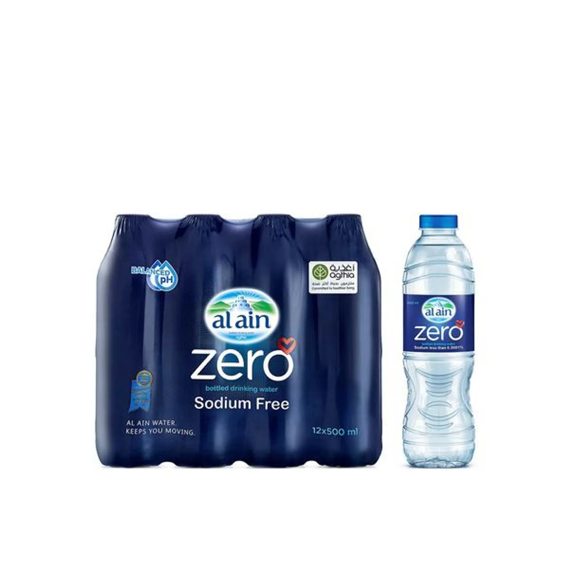 Al Ain Zero Sodium 500ml Pack of 12