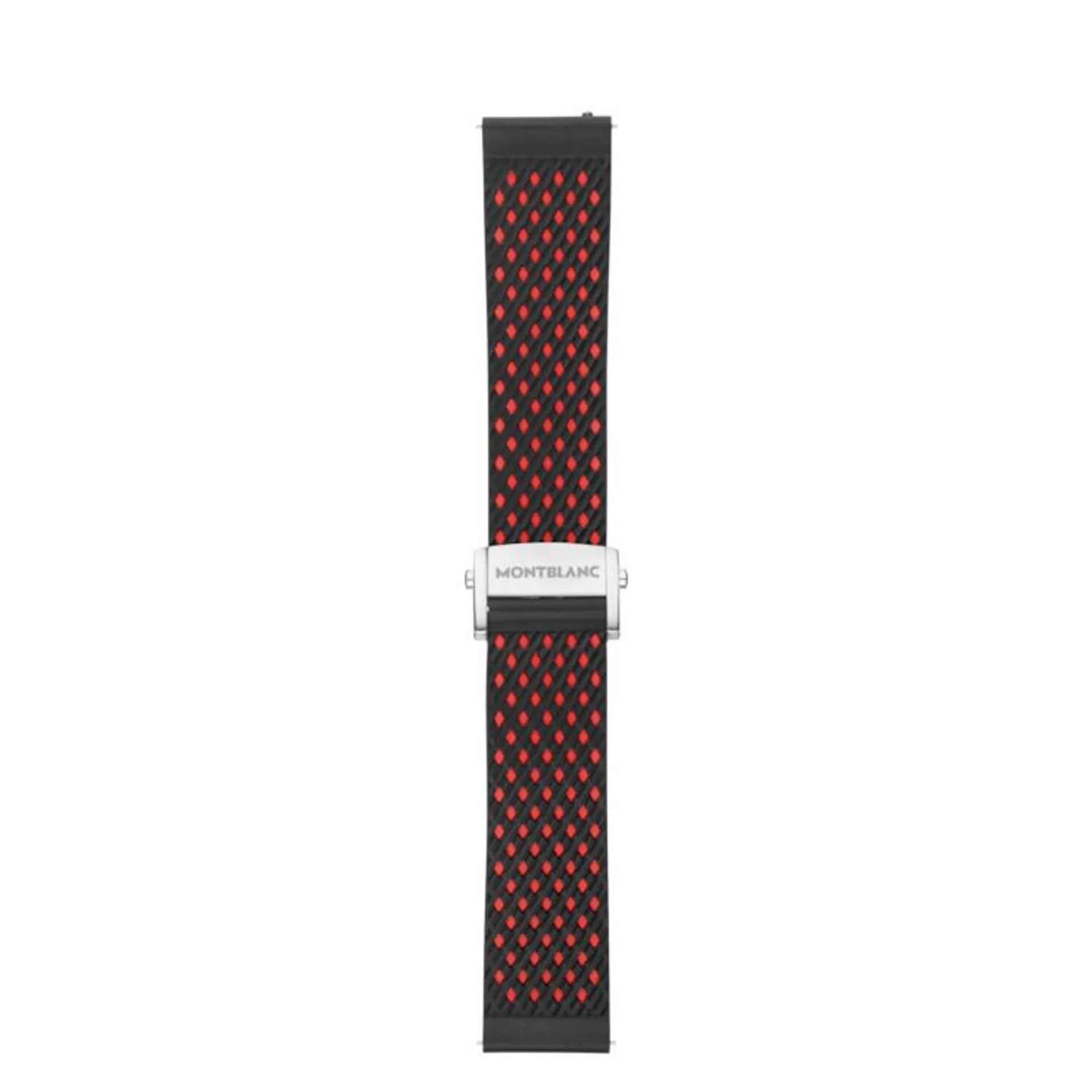Red Rubber Sport Strap