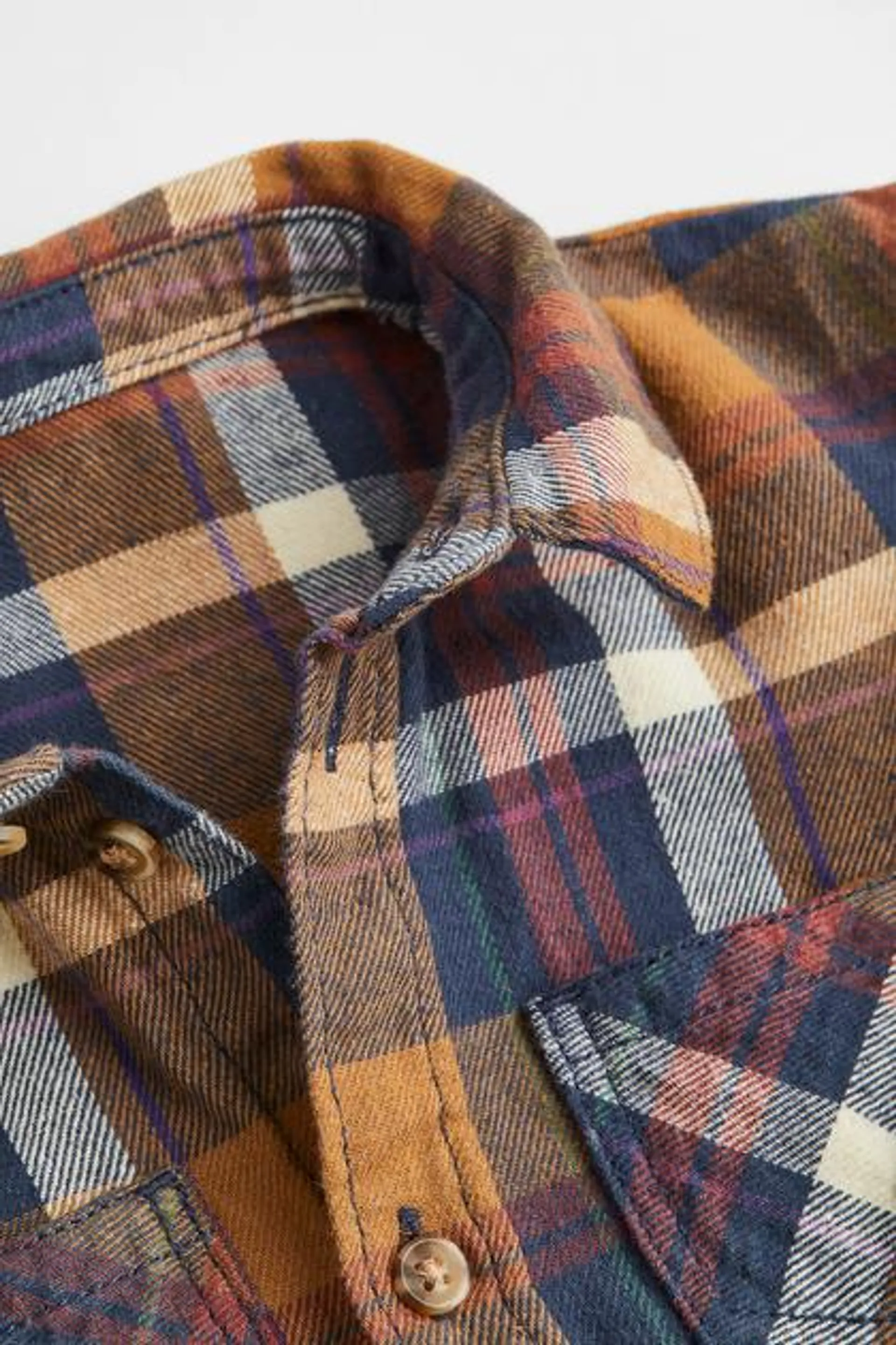 Cotton flannel shirt