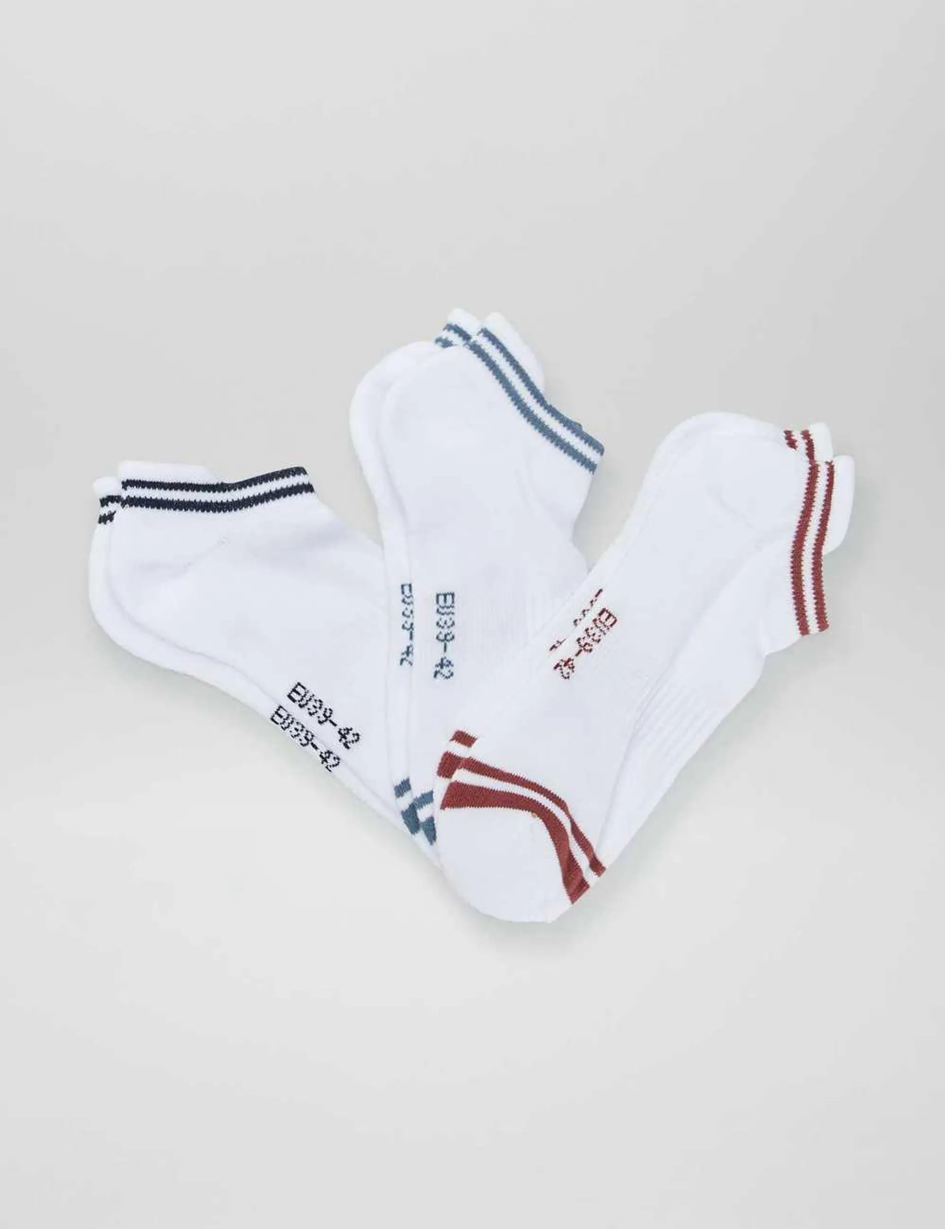 Invisible sports socks - Pack of 3