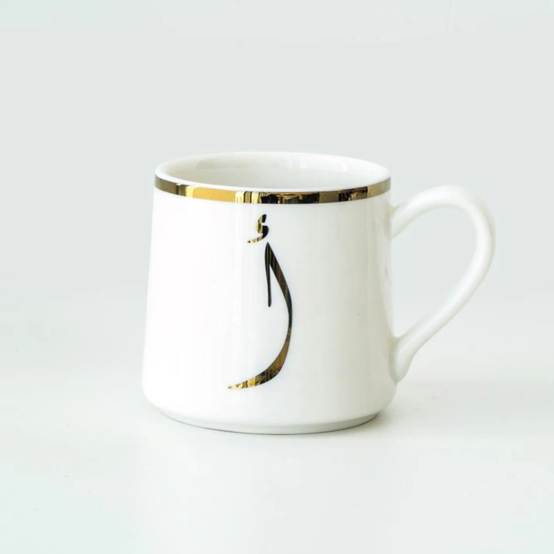 Arabic Alphabet Espresso Cup