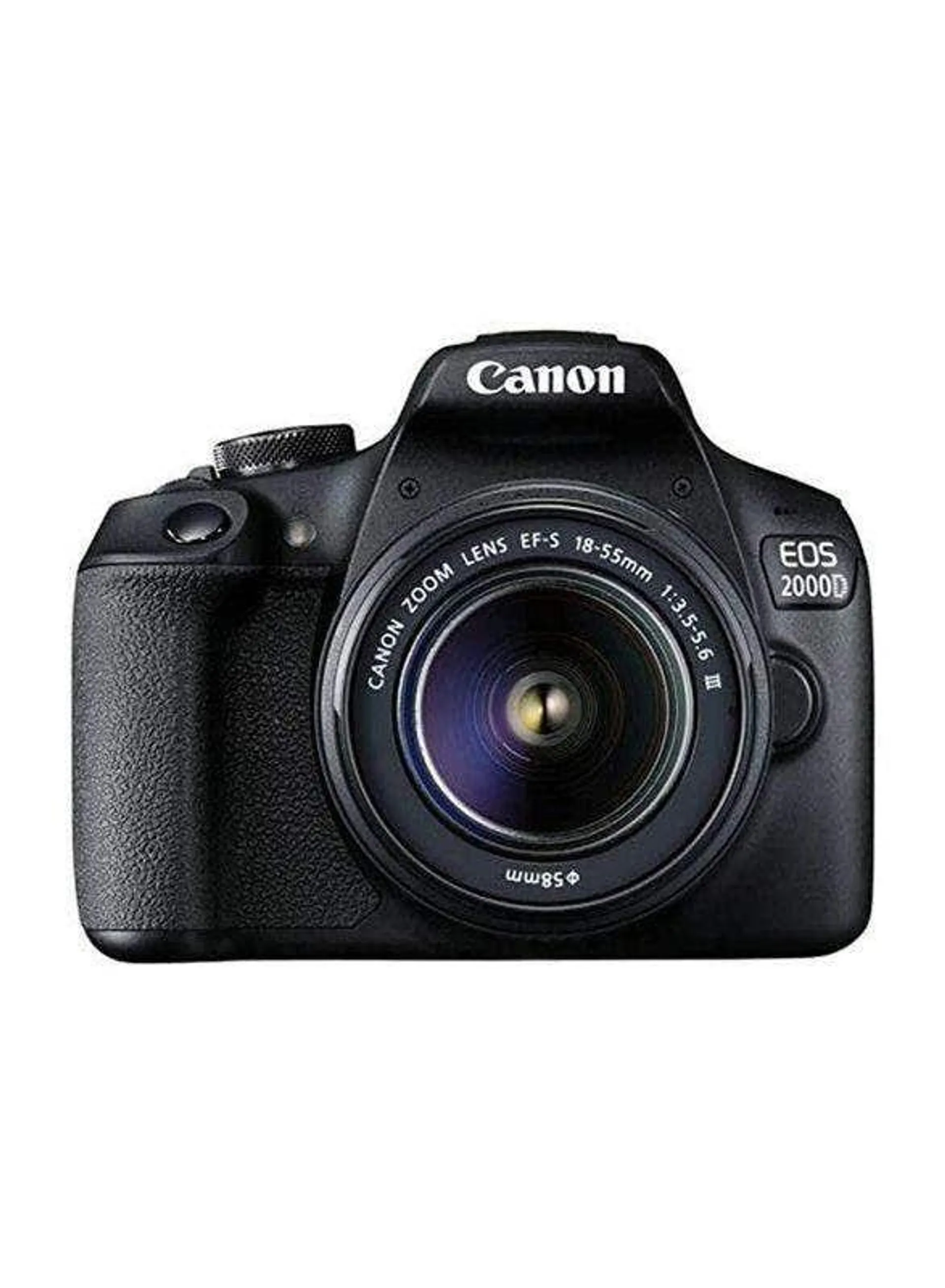 Canon EOS 2000D DSLR Camera with 18-55mm Lens and 50mm F18