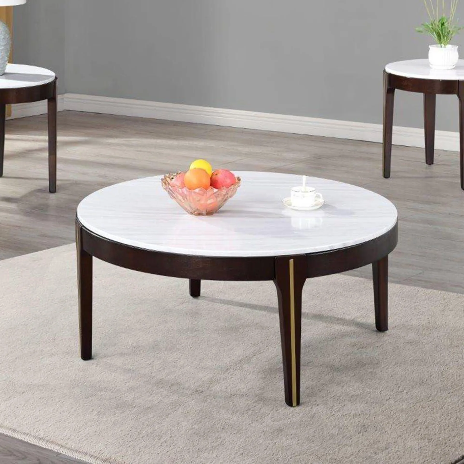 Cody L 100 x W 100 x H 47 cm Coffee Table - 2 Years Warranty