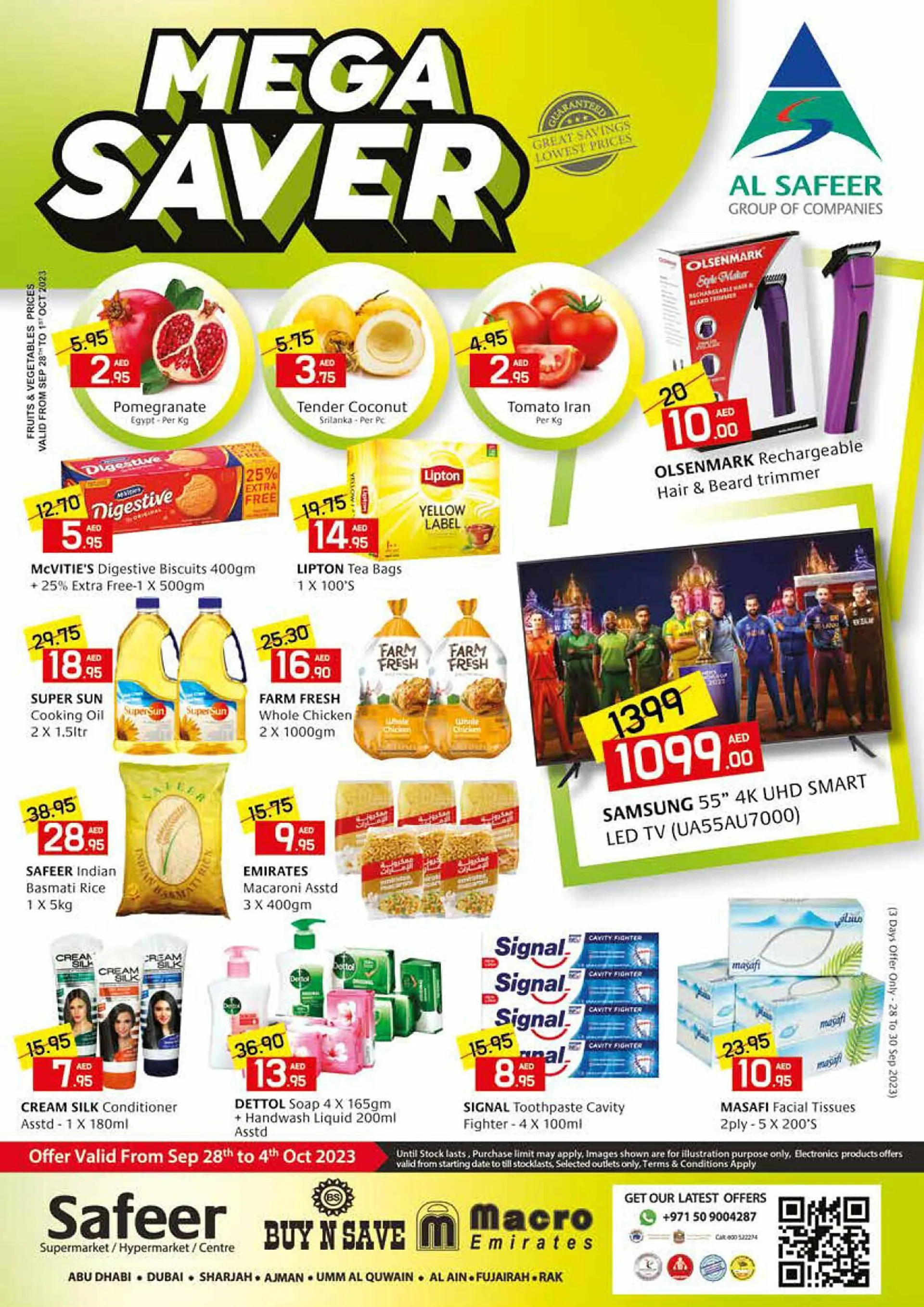 Safeer Market catalogue from 28 September to 4 October 2023 - Offers page 1