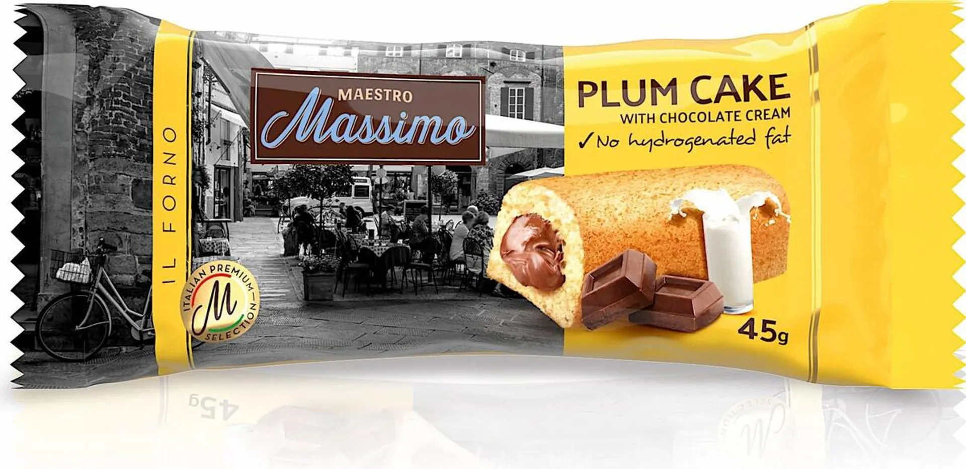 Plum Cake W/Milky Chococream 45g