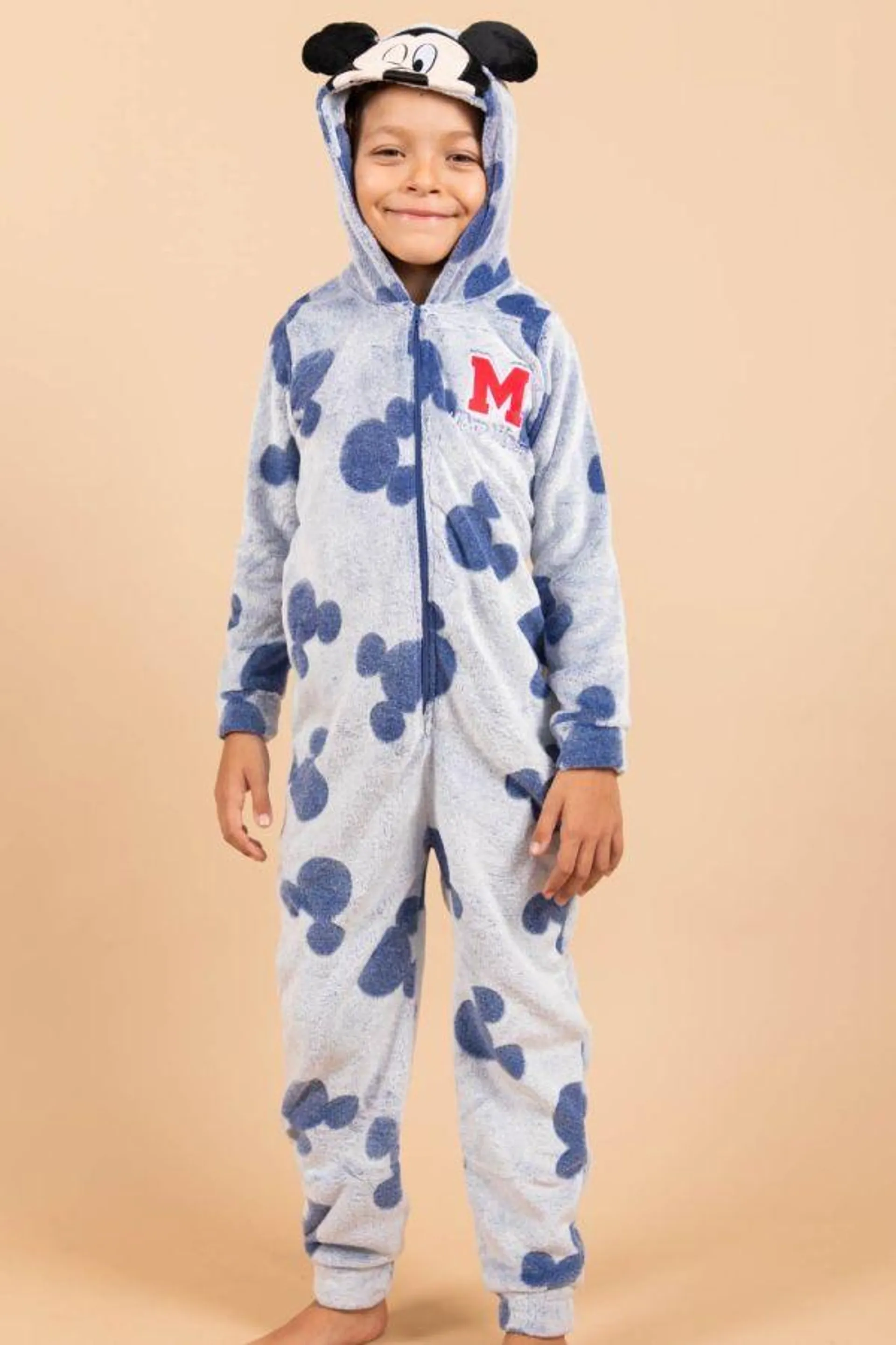 Boys Blue Mickey Onesie