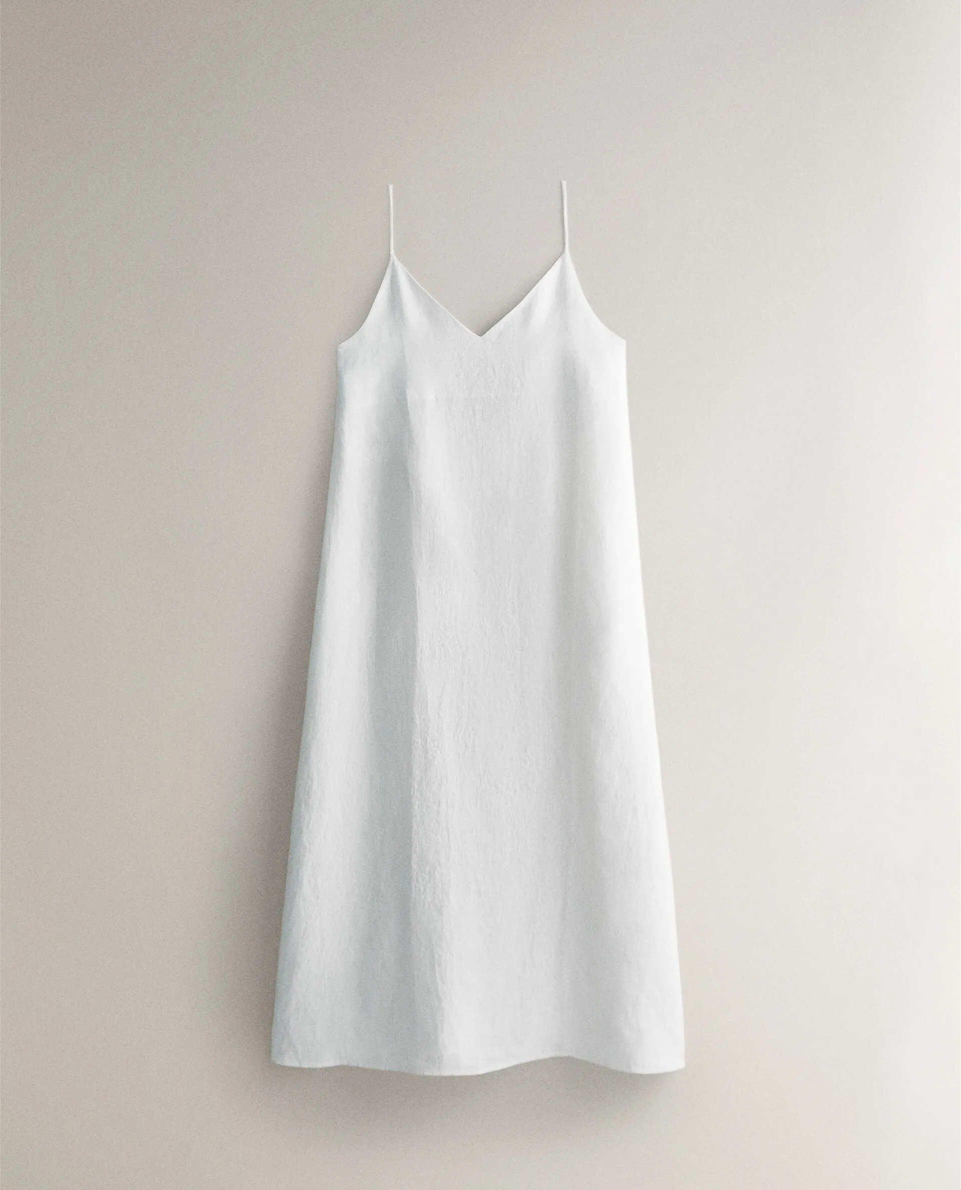 PLAIN LINEN NIGHTDRESS