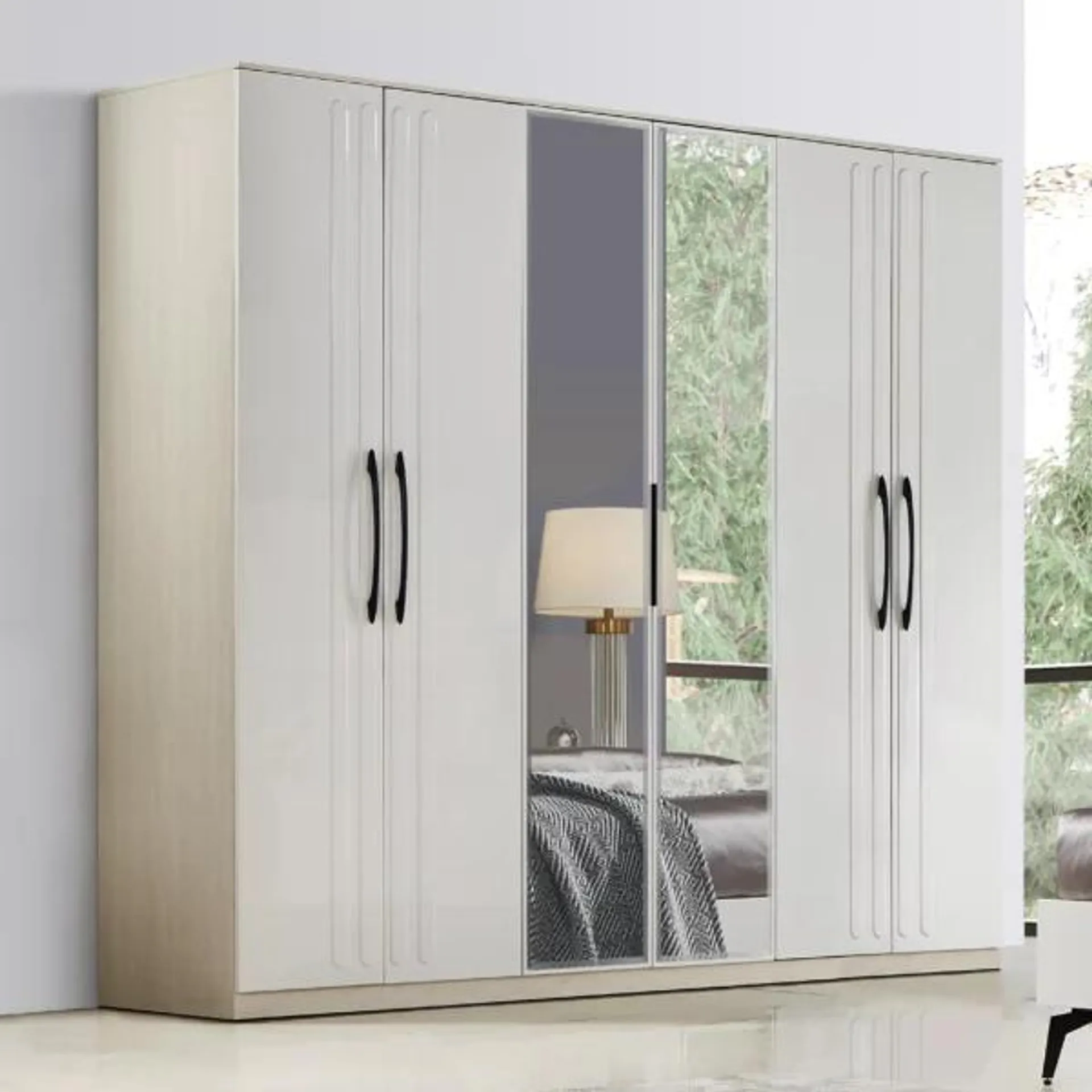 Navinzzi 6 Door Wardrobe