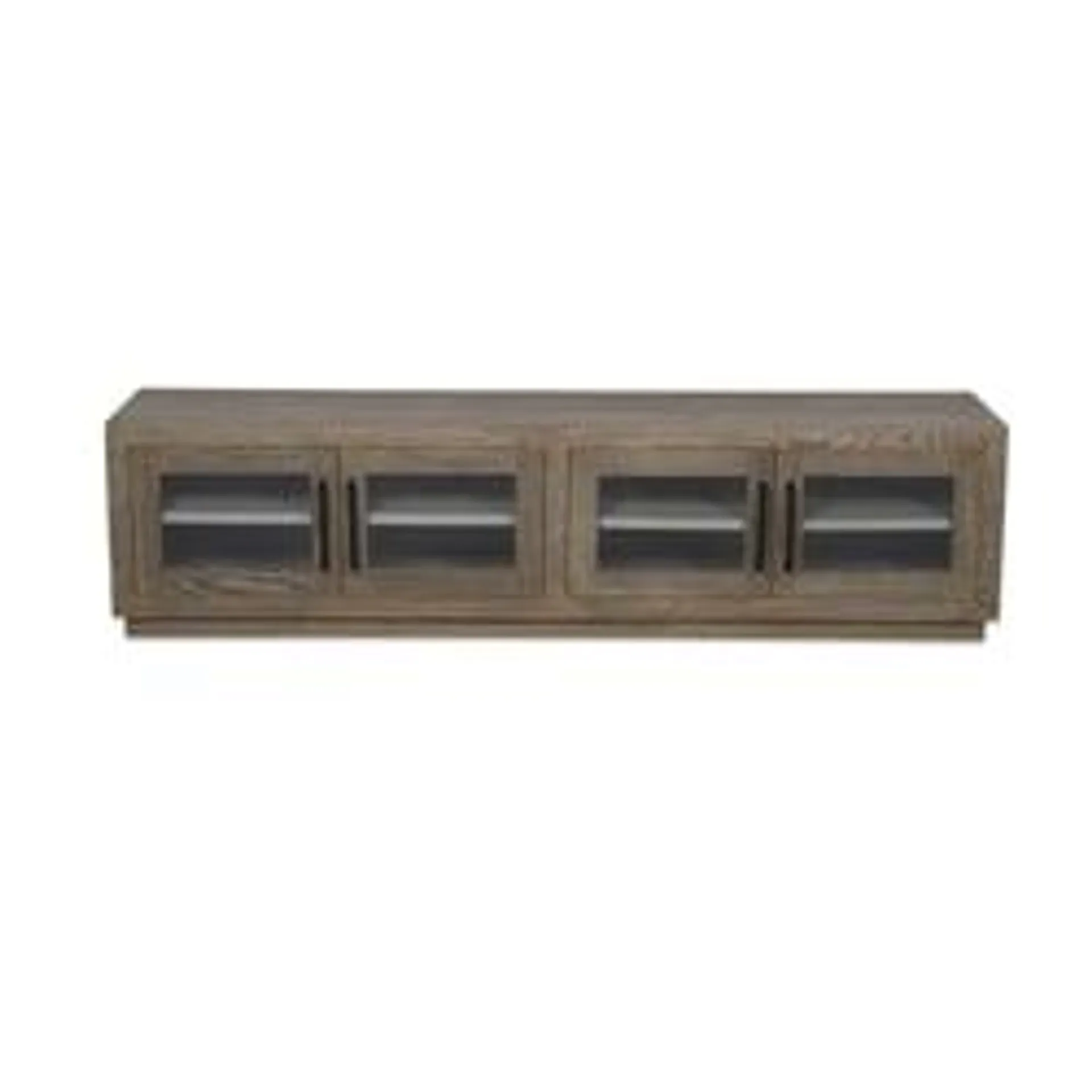northfield tv unit upto 80 inches solid wood - grey & natural