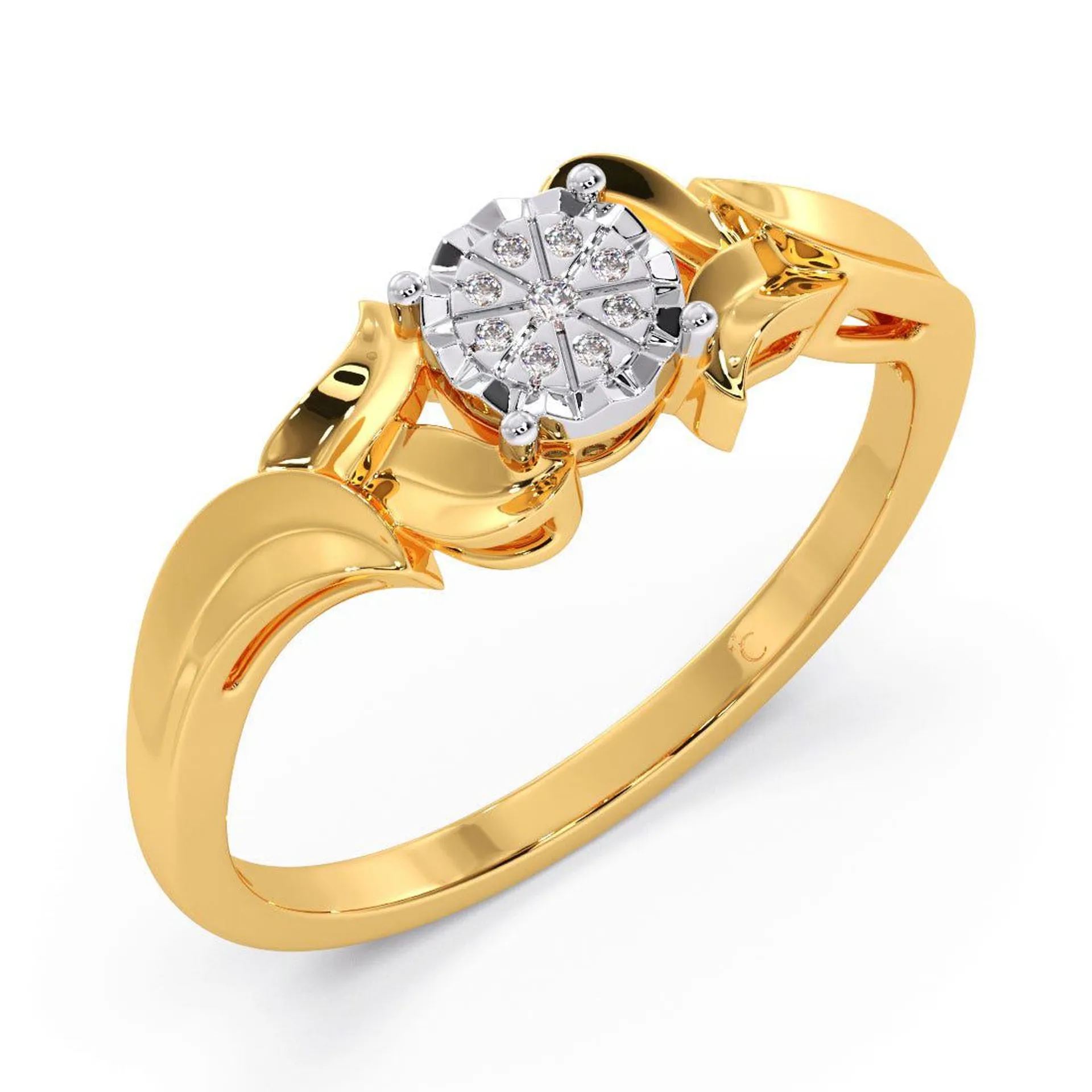 Aaralyn Miracle Plate Diamond Ring