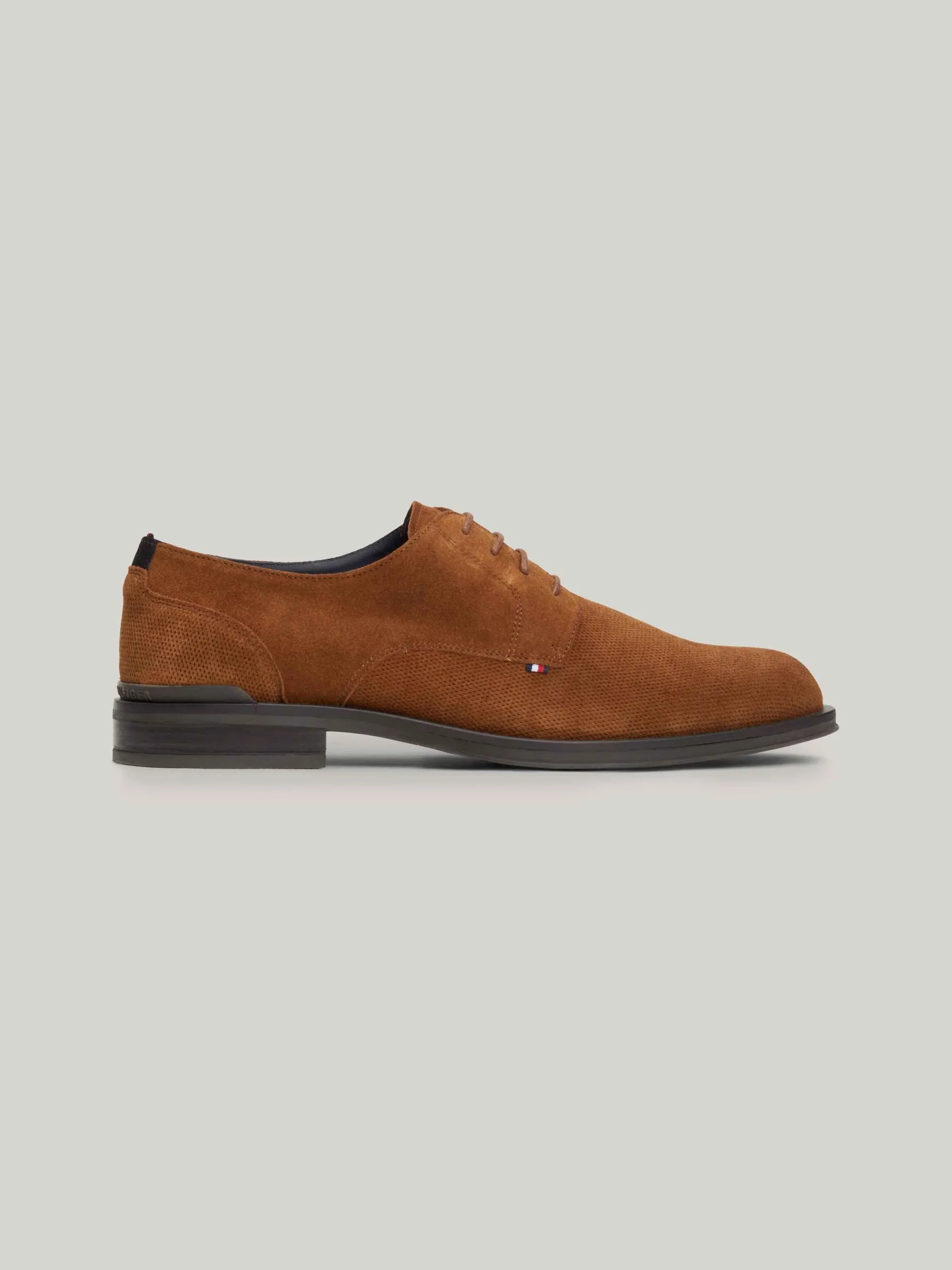 Textured Suede Derby Shoes