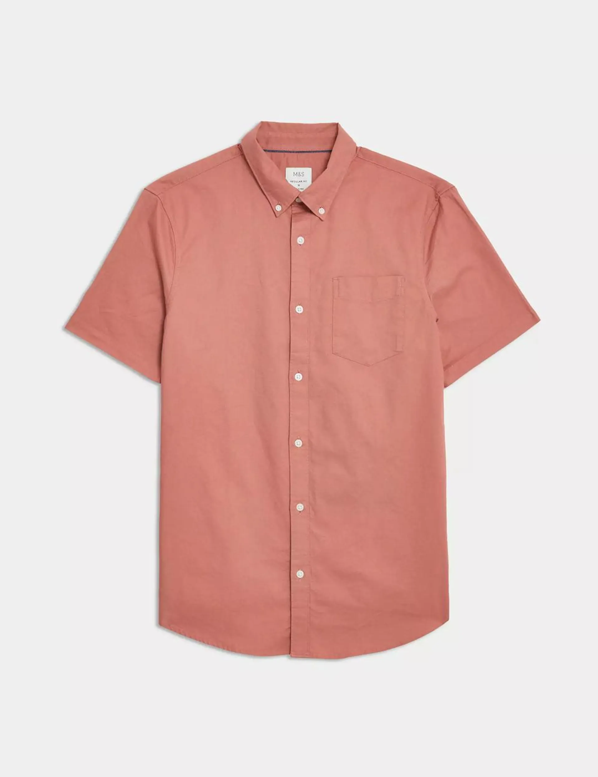 Easy Iron Pure Cotton Oxford Shirt