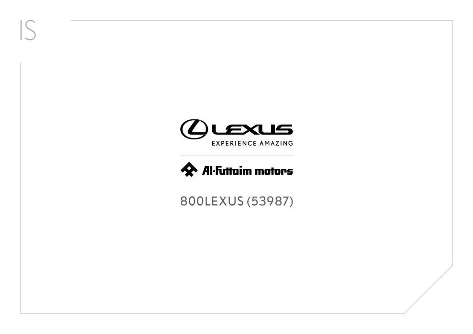 Lexus IS 2024 from 15 May to 31 December 2024 - Offers page 9