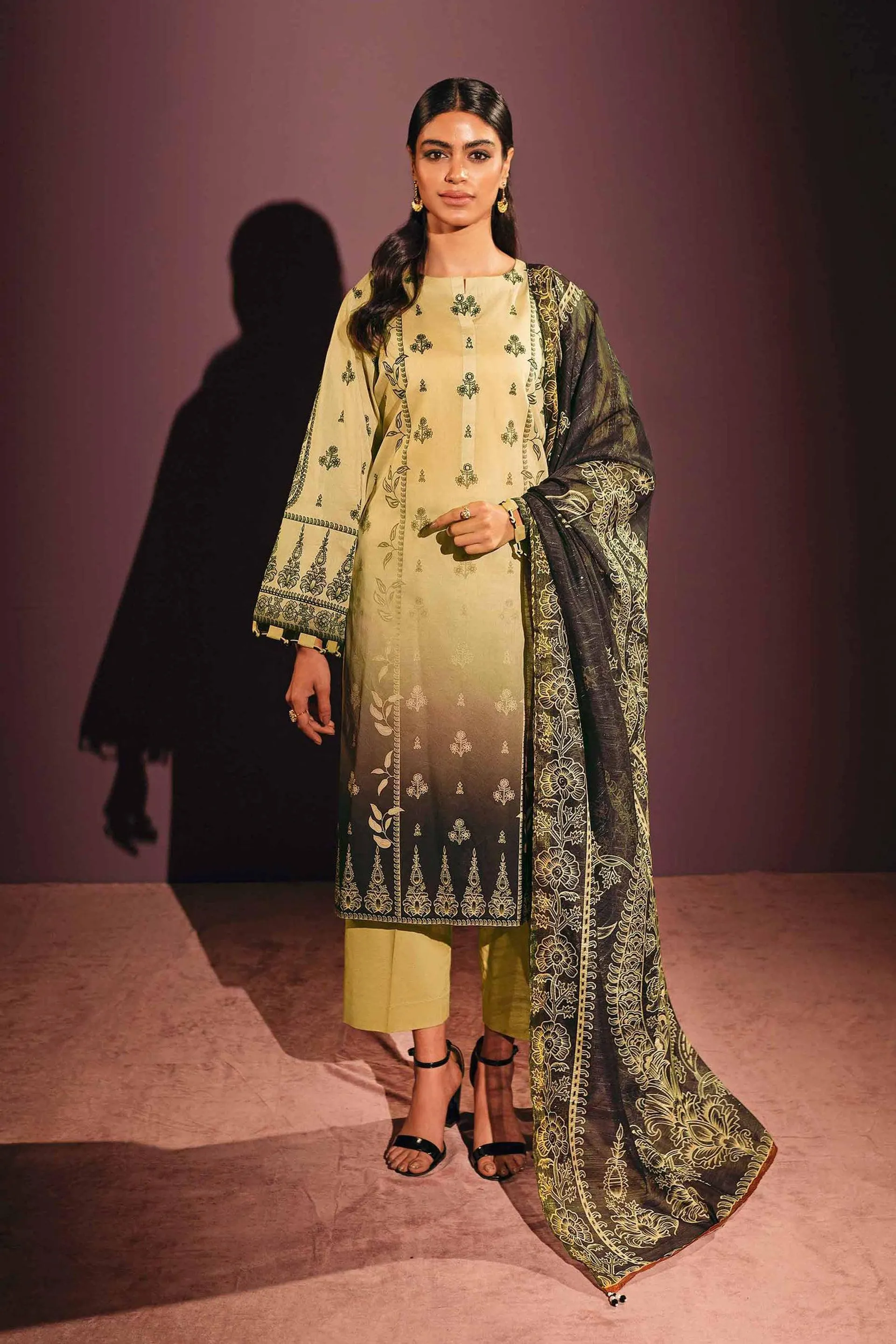 3 Piece - Digital Printed Suit - 42301417