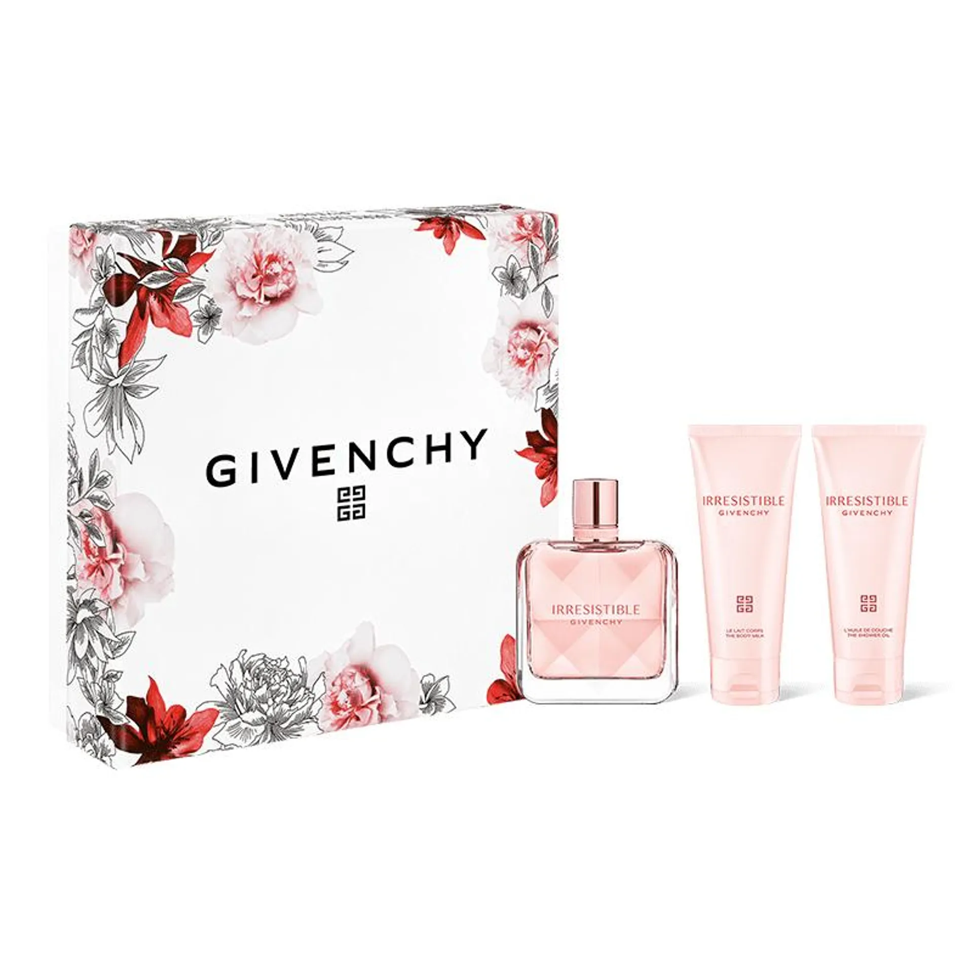 IRRESISTIBLE EAU DE PARFUM 80ML, BODY LOTION 75ML, SHOWER OIL 75ML