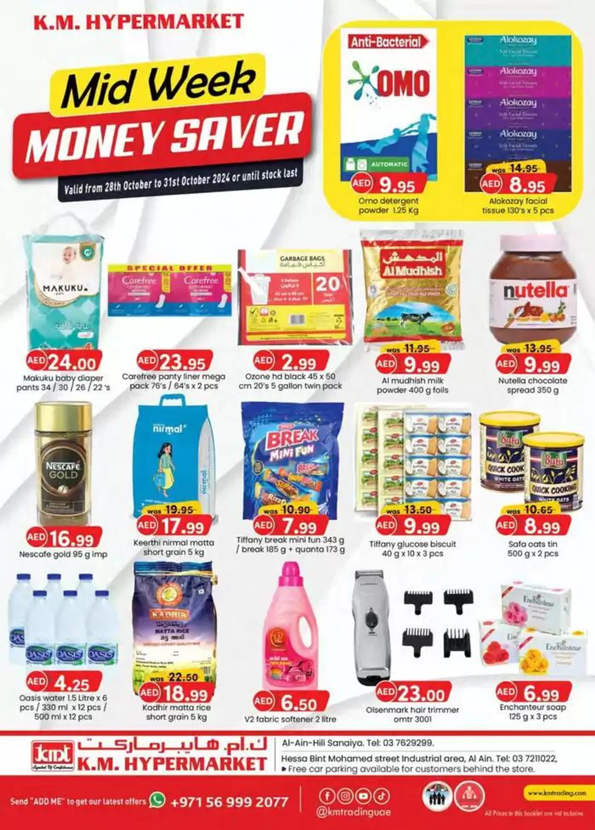 Midweek Money Saver - Al Ain from 28 October to 11 November 2024 - Offers page 1