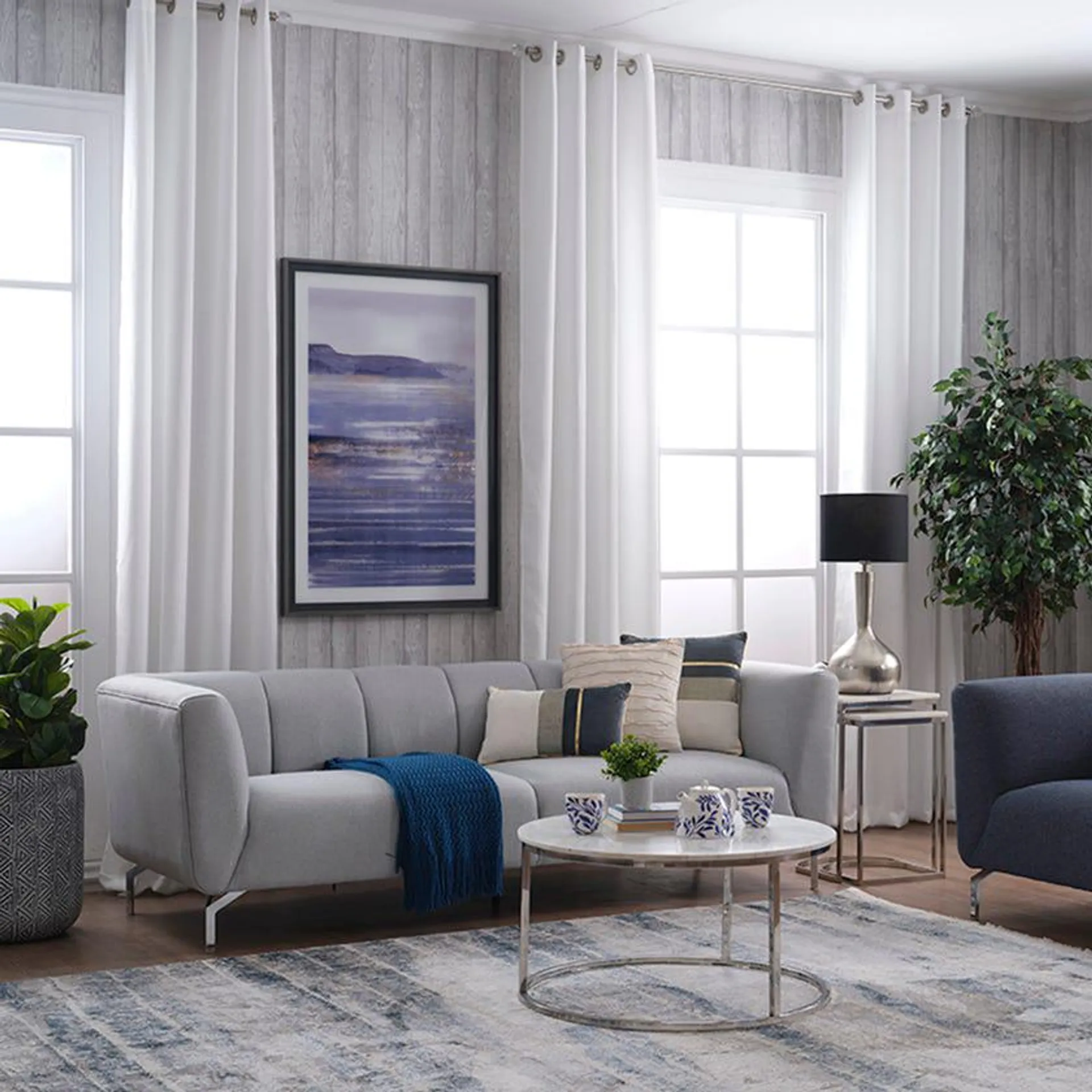Duke 3-Seater Sofa, Grey
