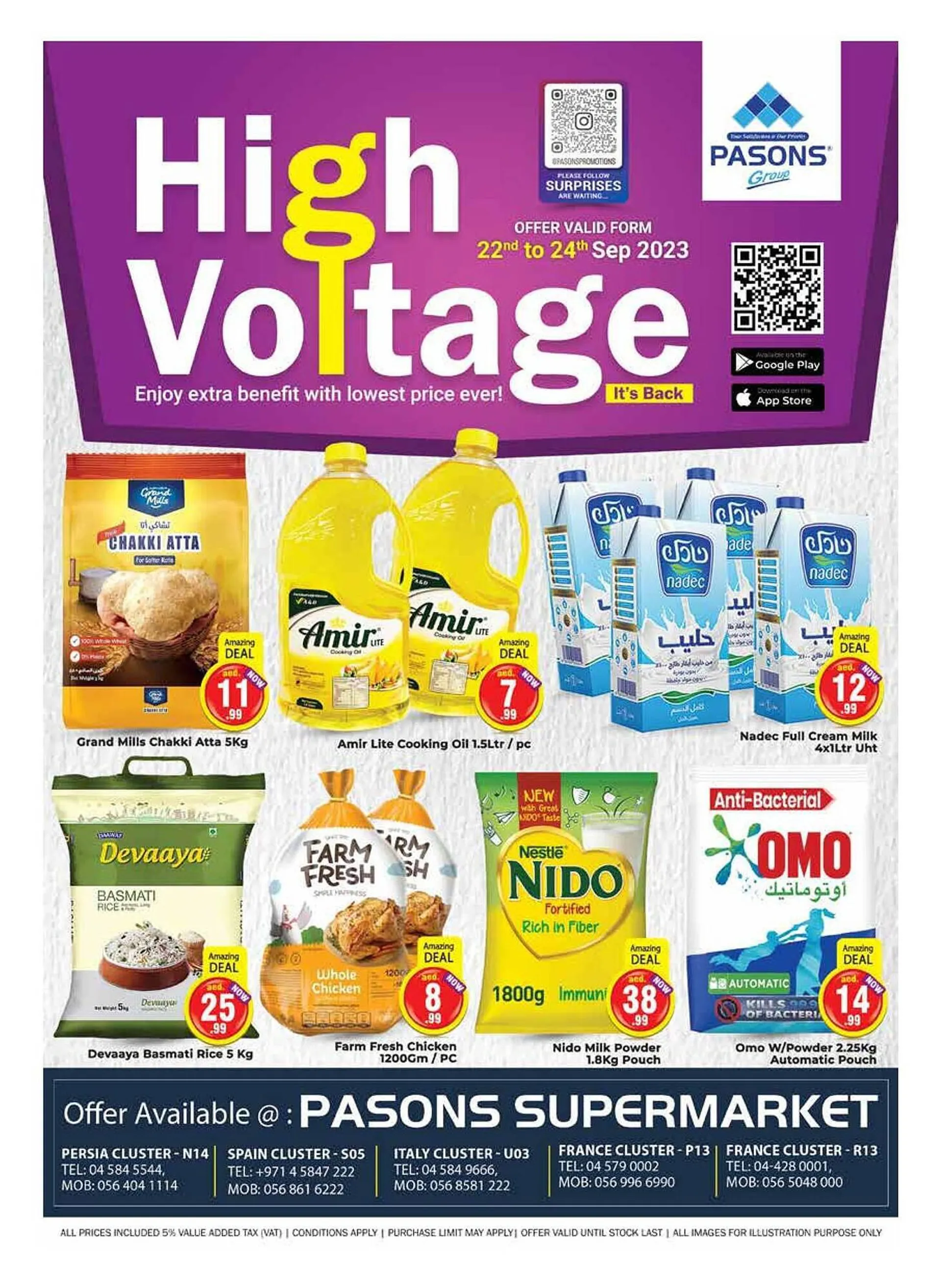 Pasons catalogue from 22 September to 24 September 2023 - Offers page 1