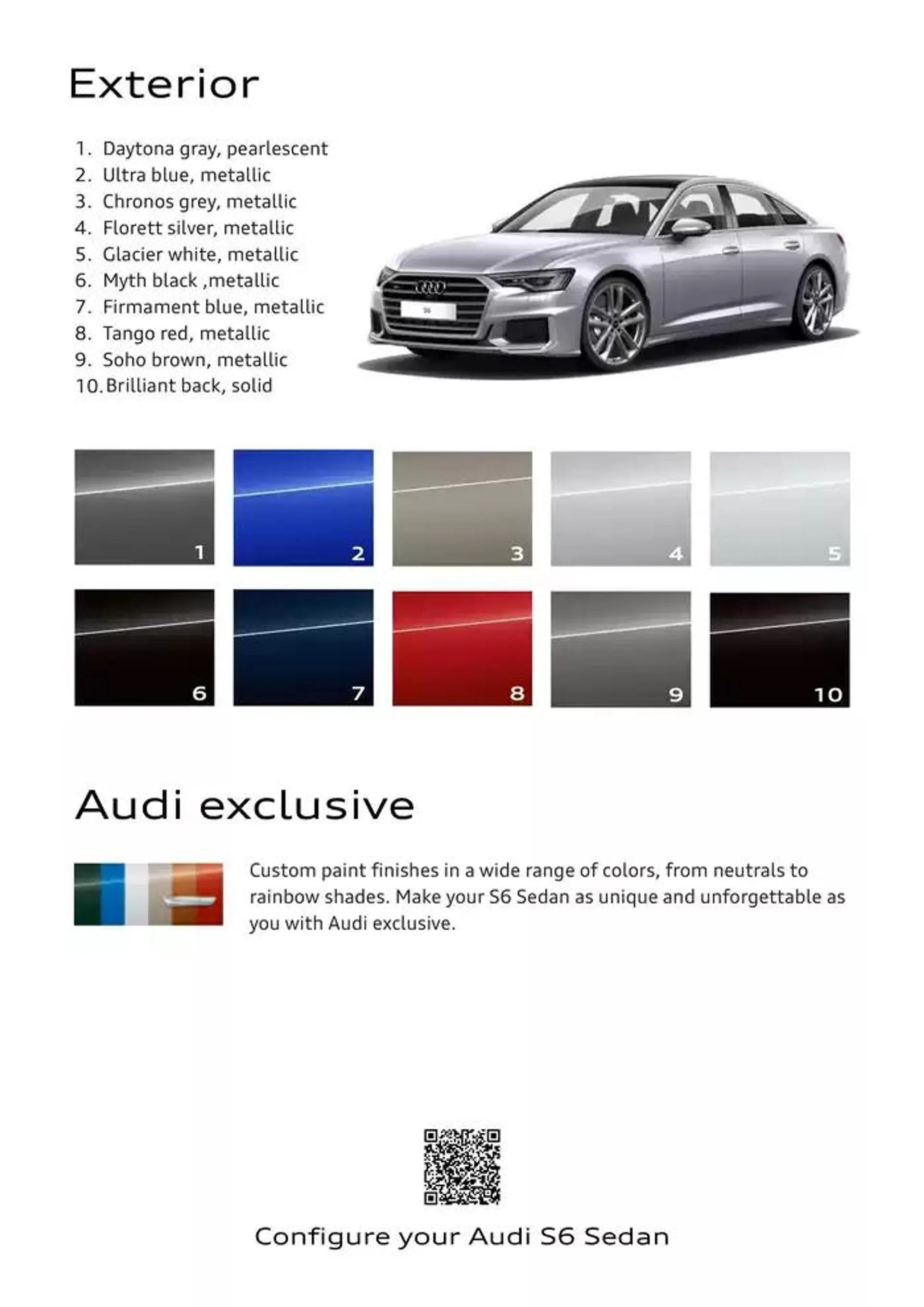 The Audi S6 from 21 January to 31 December 2025 - Offers page 5