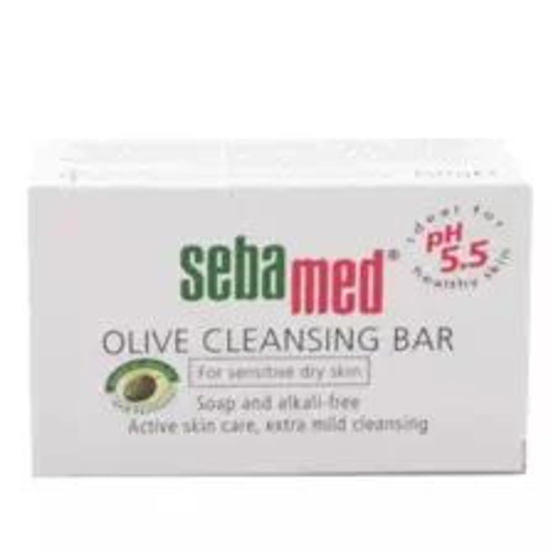 Sebamed Adult Olive Cleansing Bar for Sensitive Dry Skin 150gms