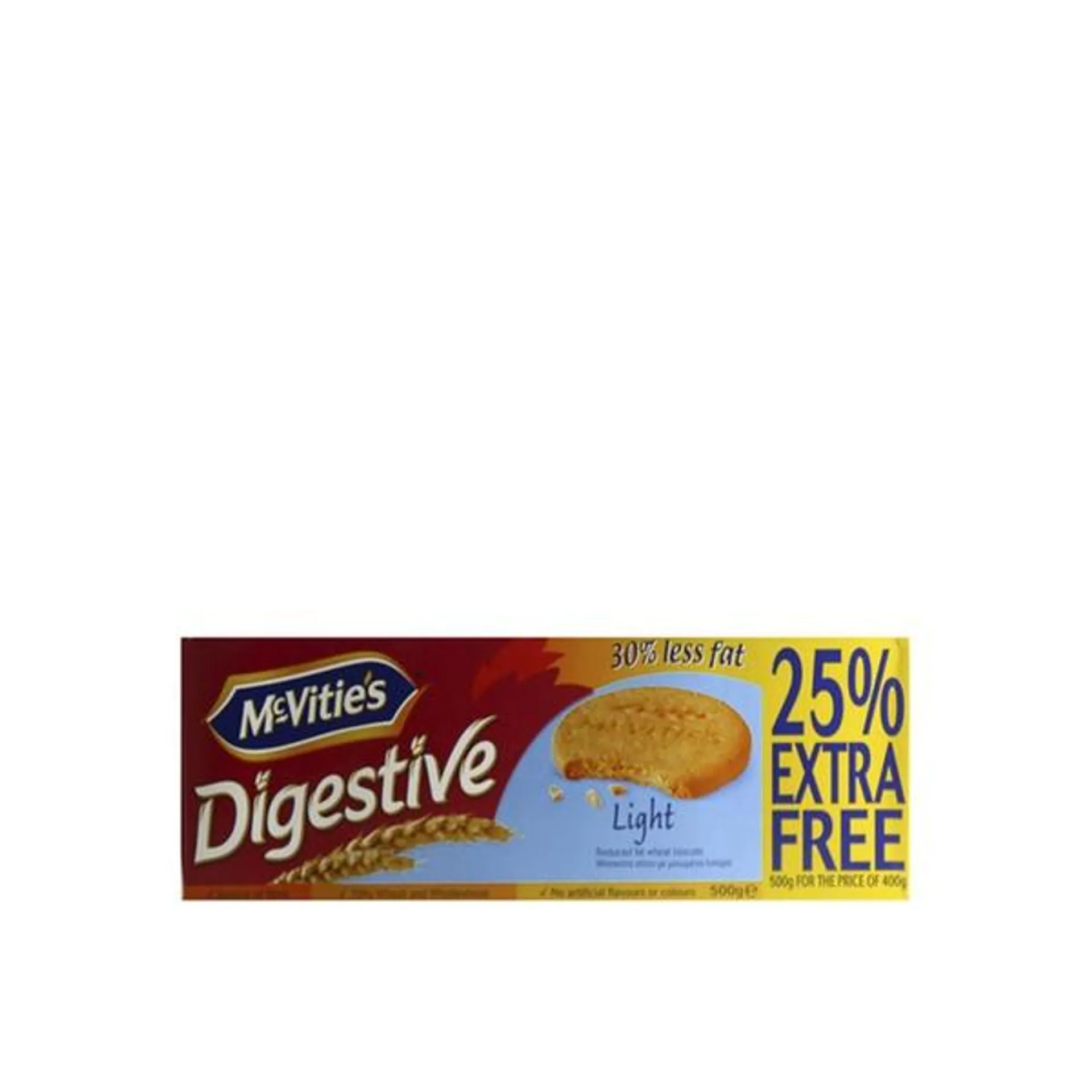 Mcvites Digestive Light 25%Gratis 500g