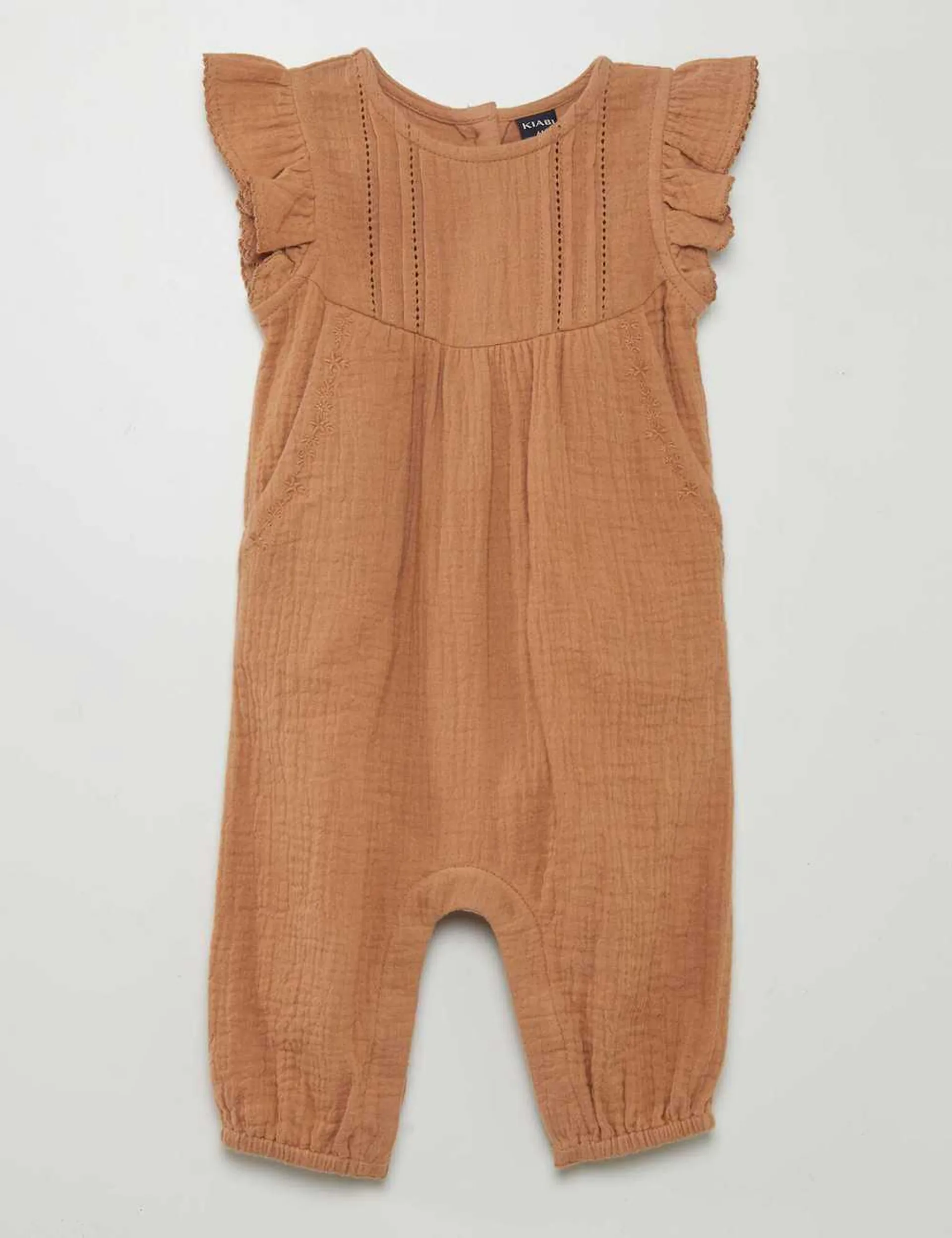 Cotton gauze romper