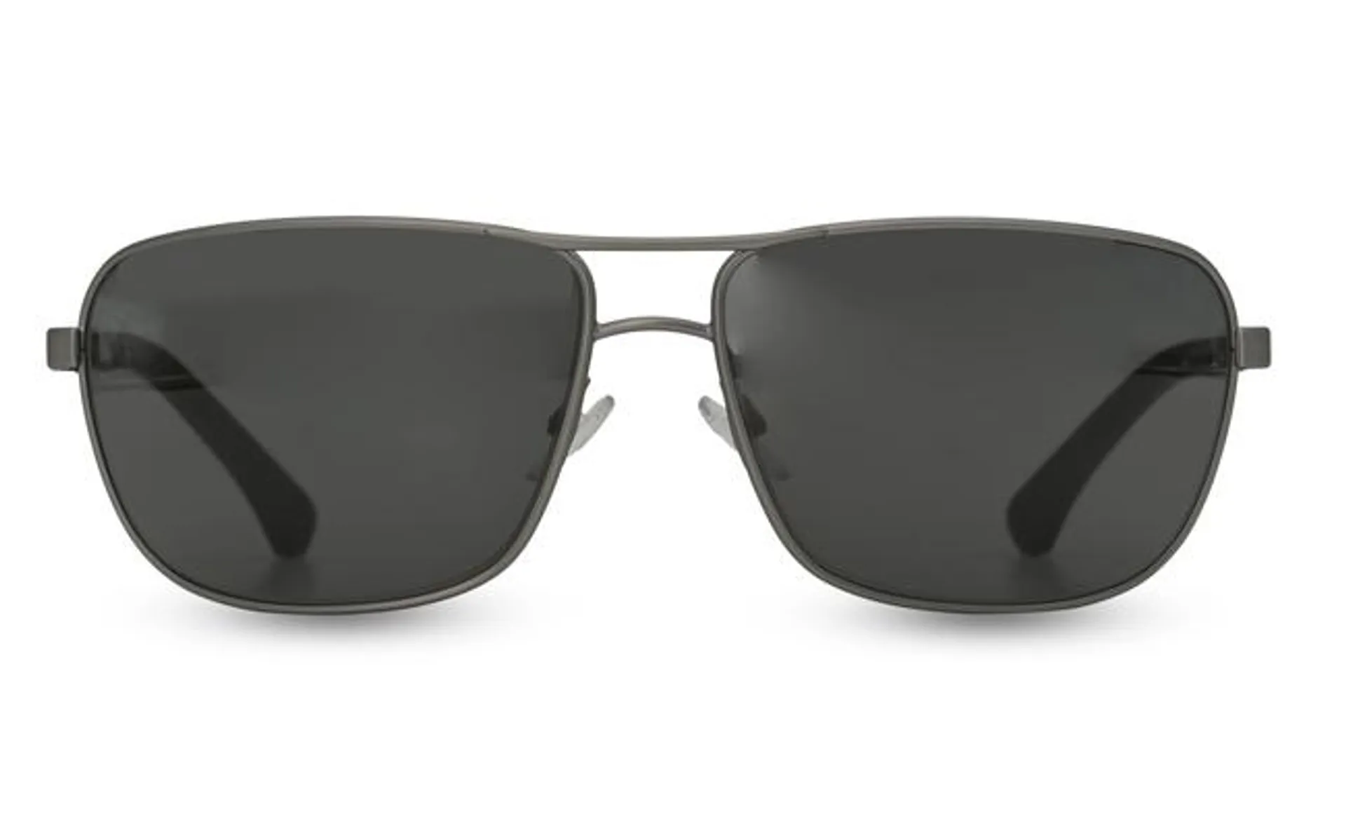 Men Rectangle Gunmetal Sunglass