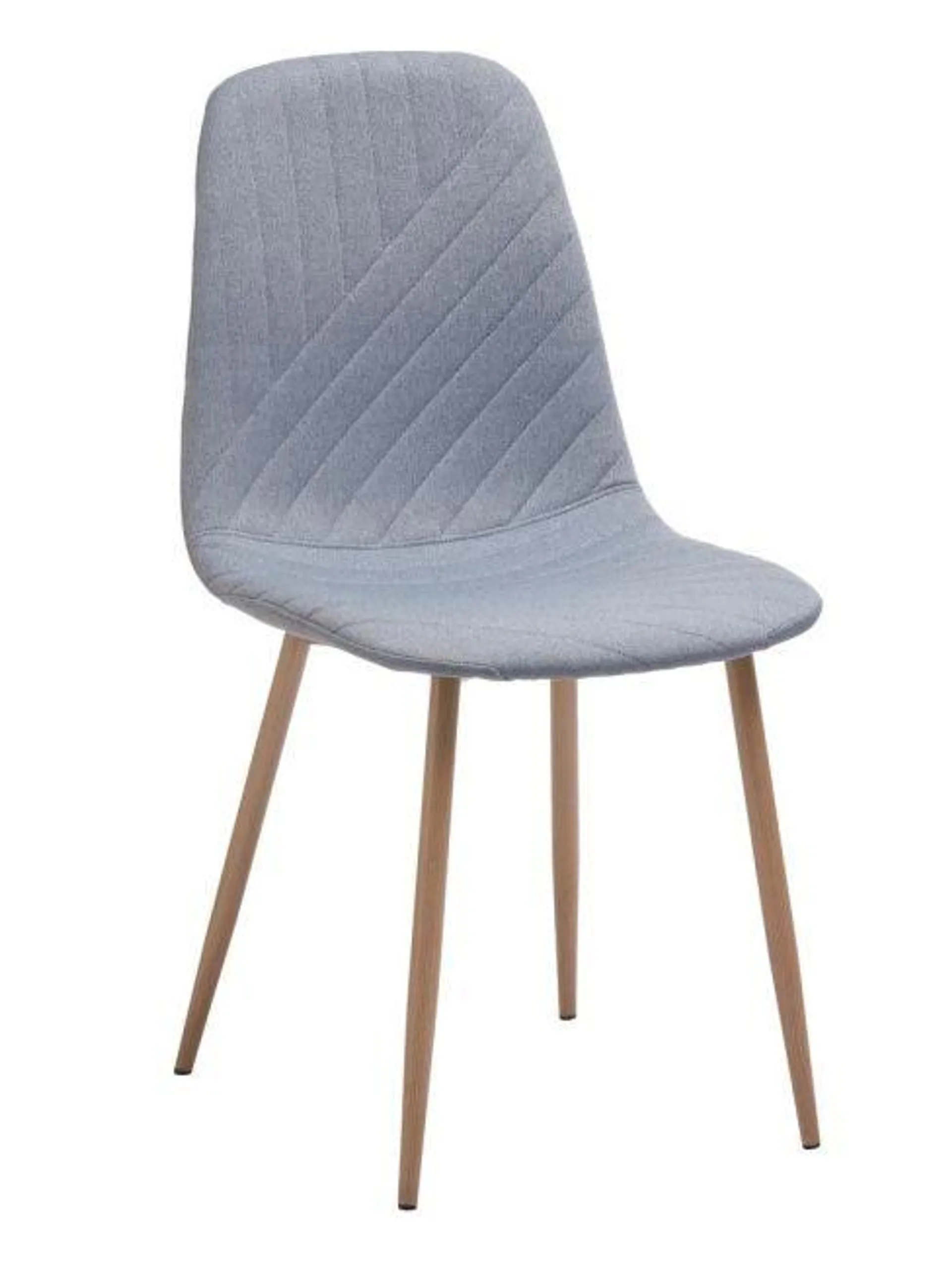 Dining chair JONSTRUP light blue/oak