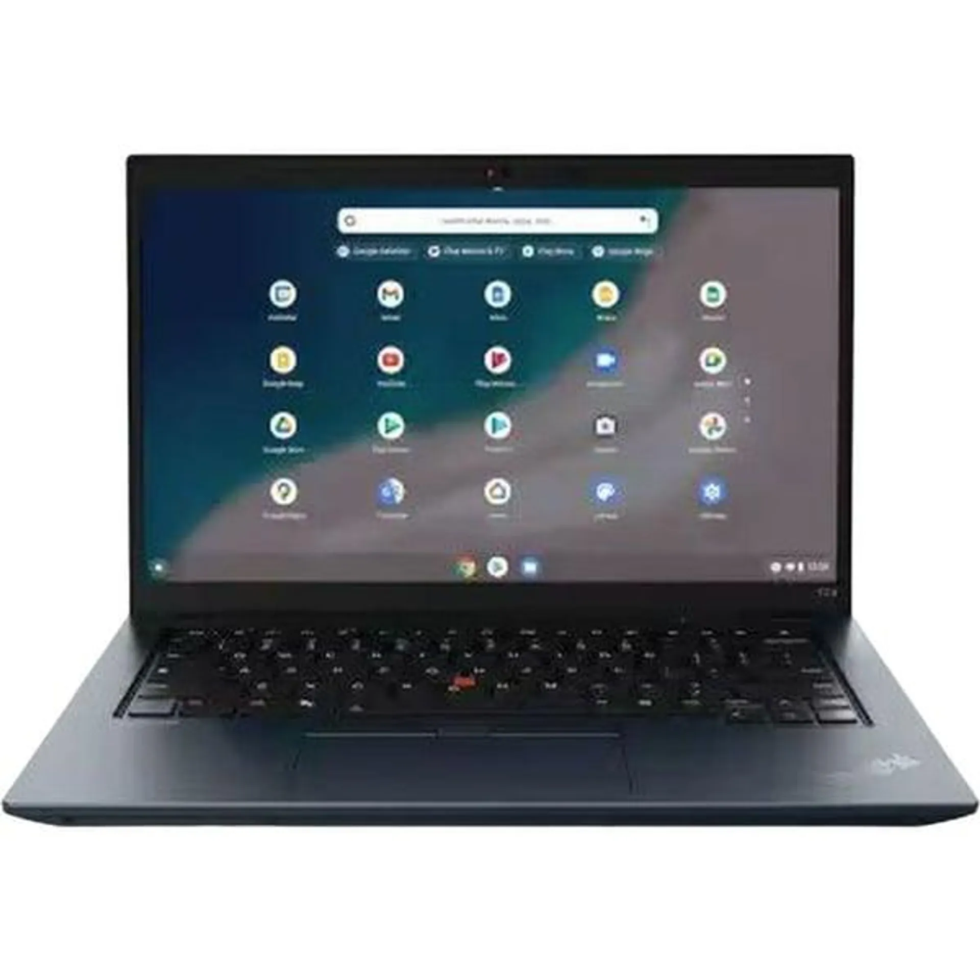 Lenovo ThinkPad C14 Chromebook (2022) Laptop – 12th Gen / Intel Core i7-1265U / 14inch FHD / 256GB SSD / 16GB RAM / Shared Intel Iris Xe Graphics / Chrome OS / English Keyboard / Abyss Blue / International Version – [21CAS19900]