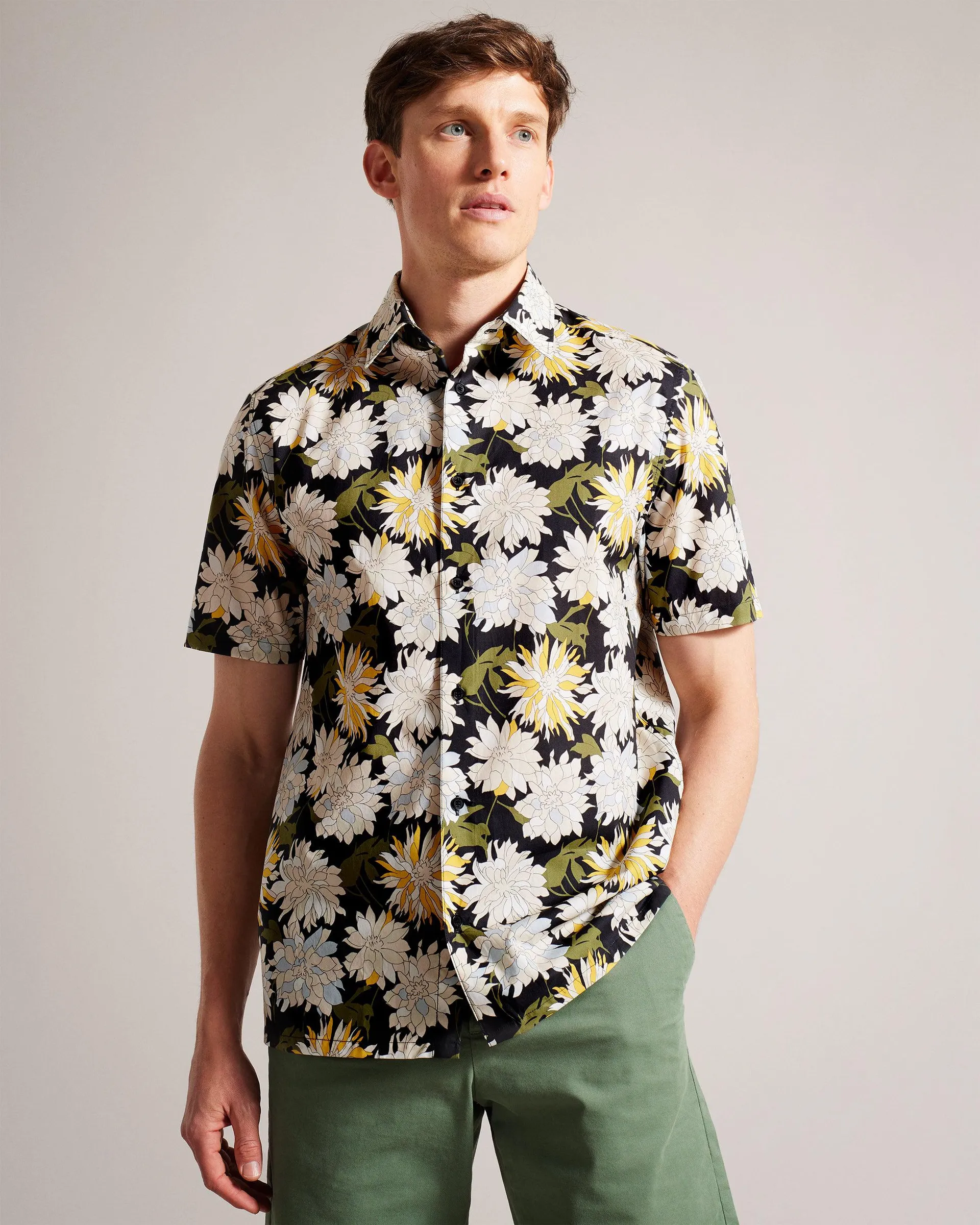 Short Sleeve Floral Shirt