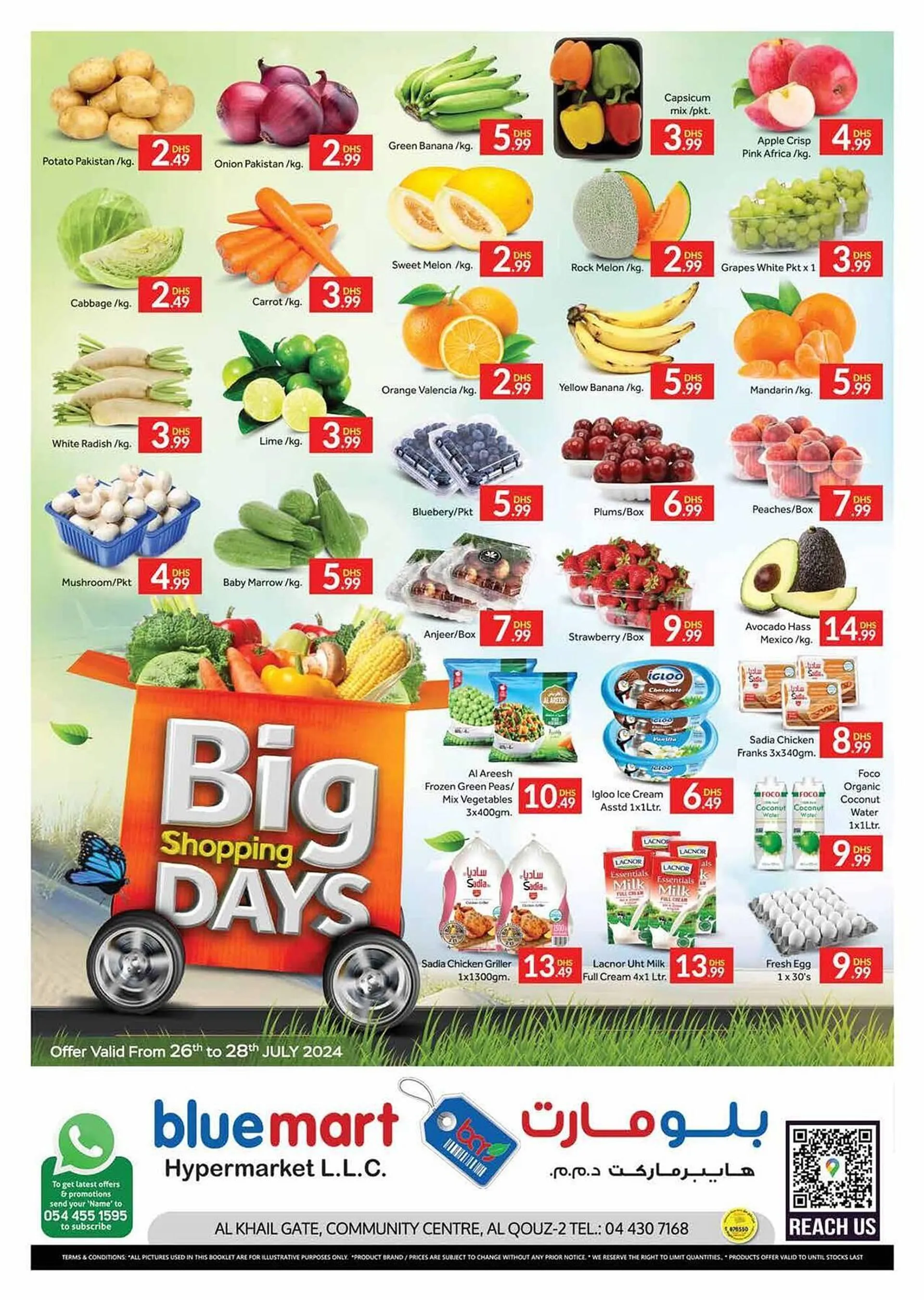 Bluemart catalogue from 26 July to 28 July 2024 - Offers page 1