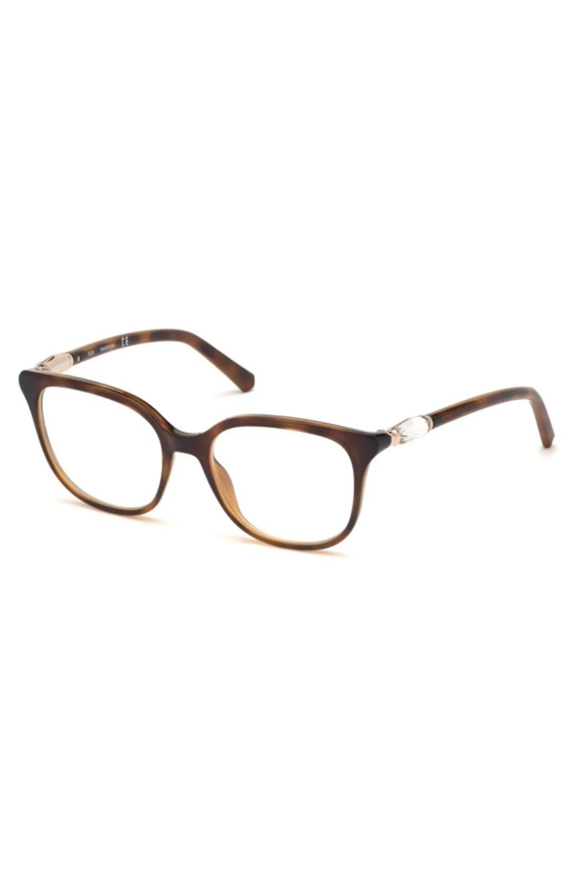 Women Square Dark Havana Optical Frames