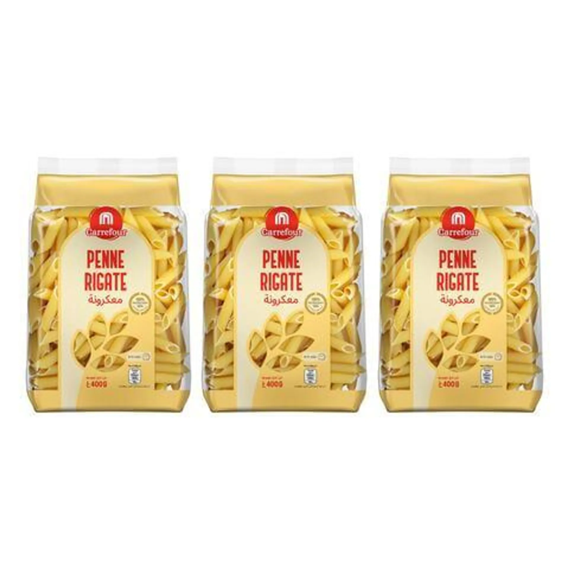 Carrefour Penne Rigate Pasta 400g Pack of 3