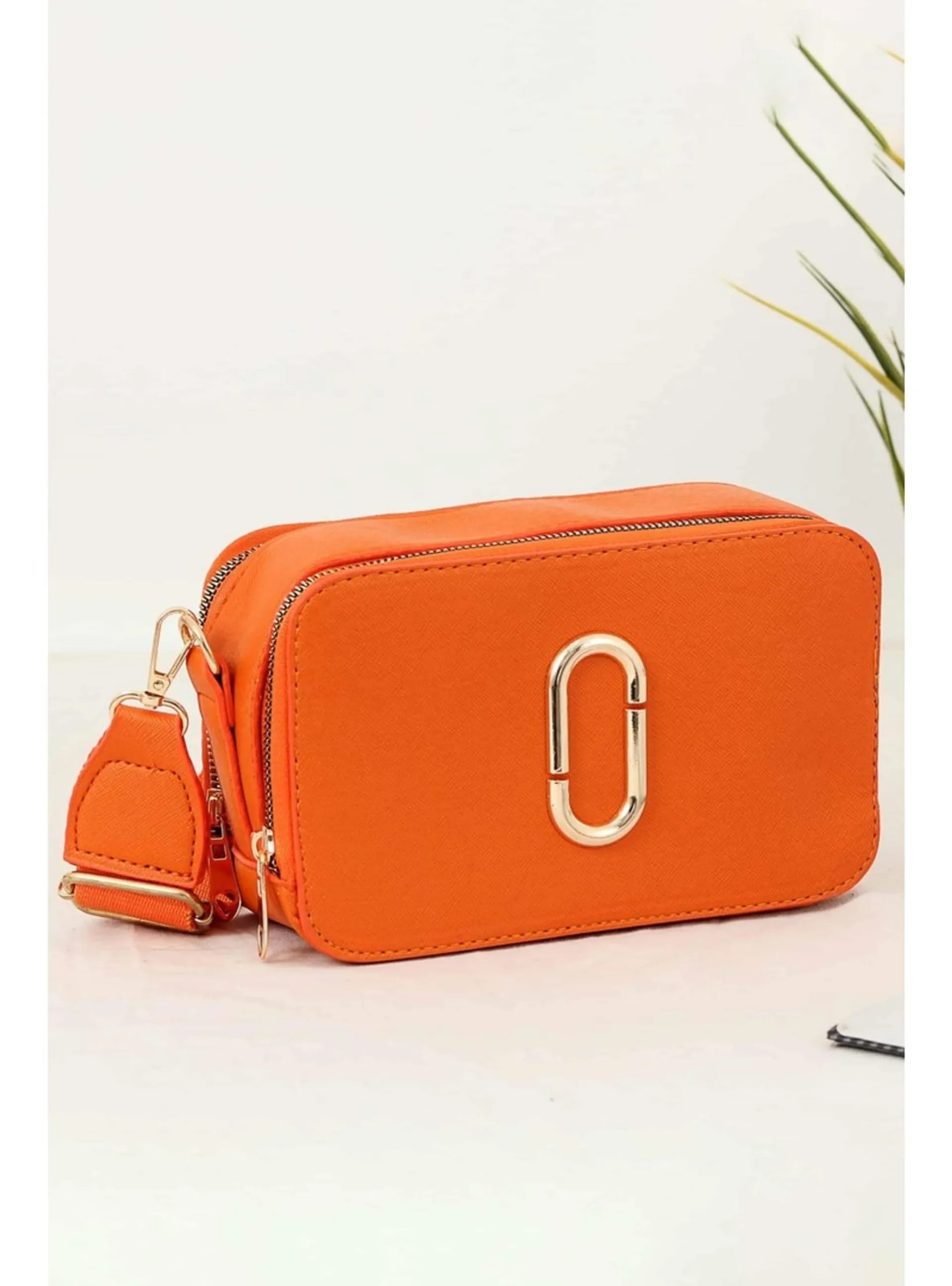Jacobs Canvas Strap Women Shoulder Bag Bp 4429O Orange