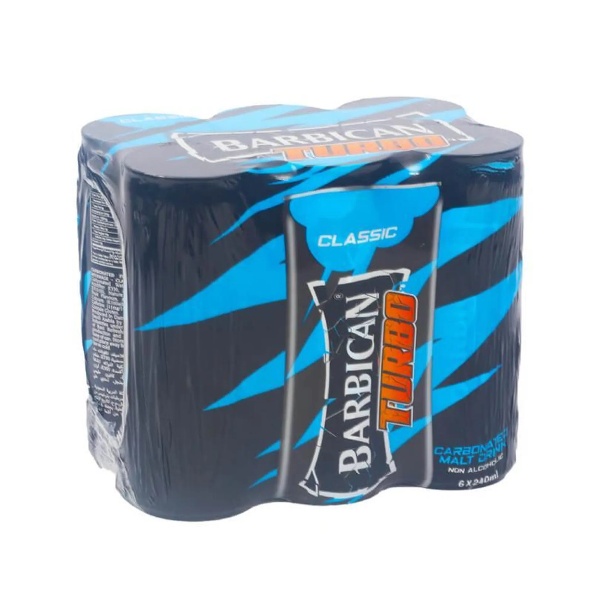 Barbican Turbo Classic Carbonated Malt Drink 6x240ml