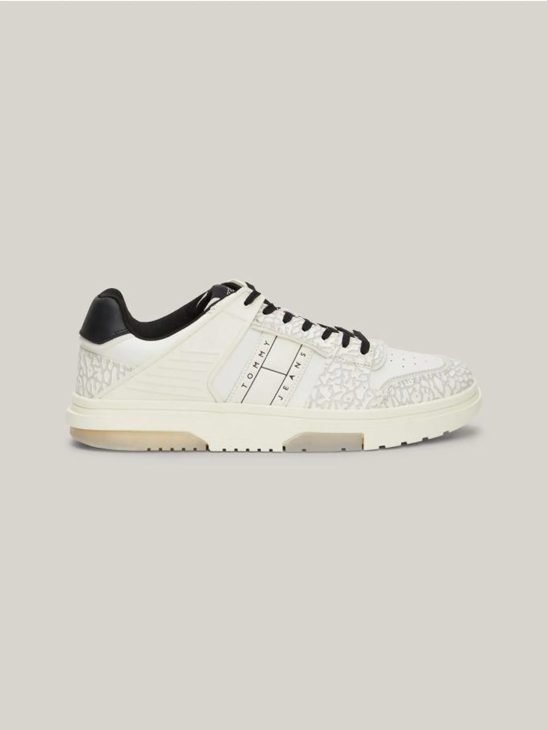 The Brooklyn Textured Leather Trainers