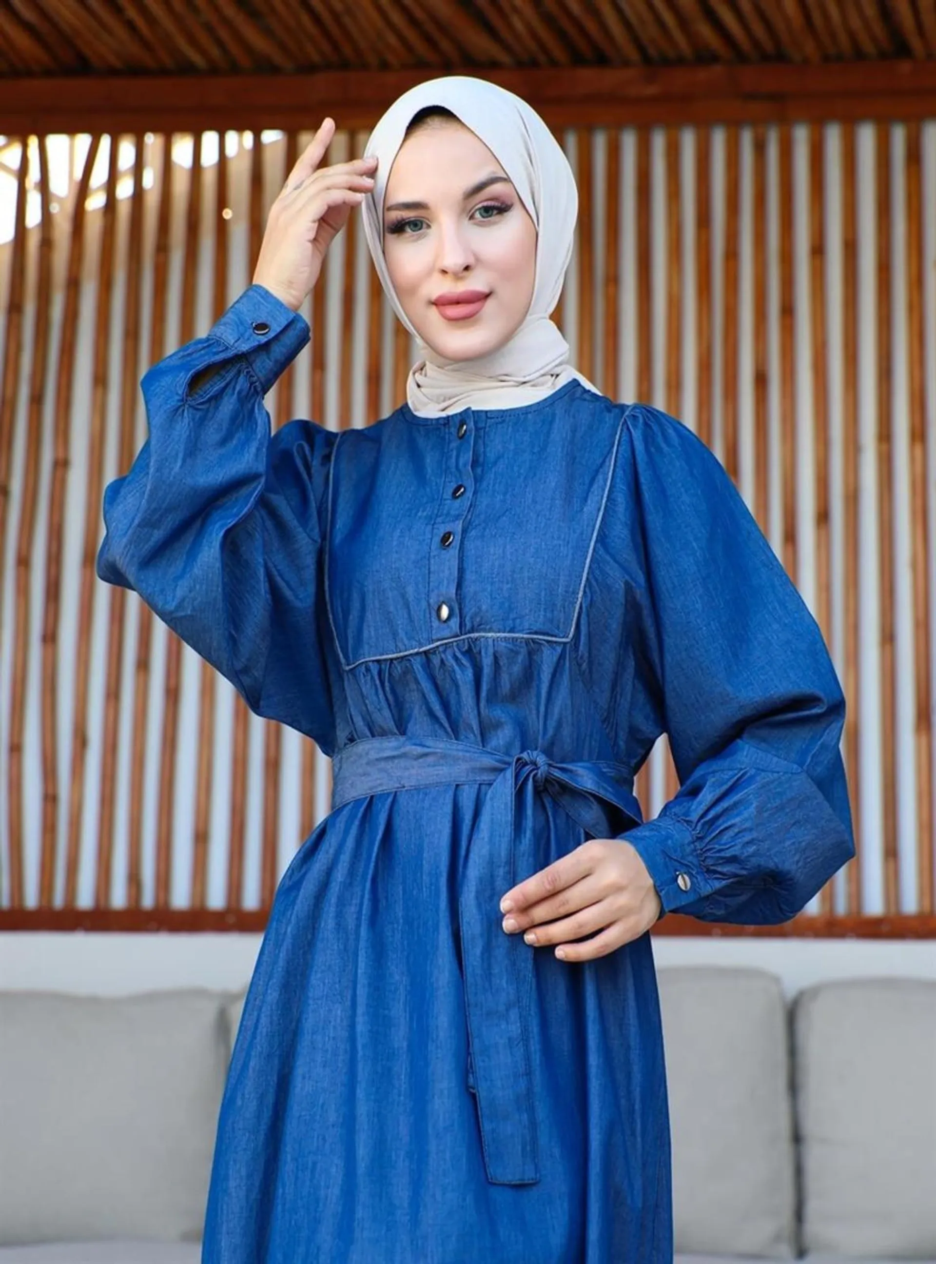 Dark Navy Blue - Modest Dress