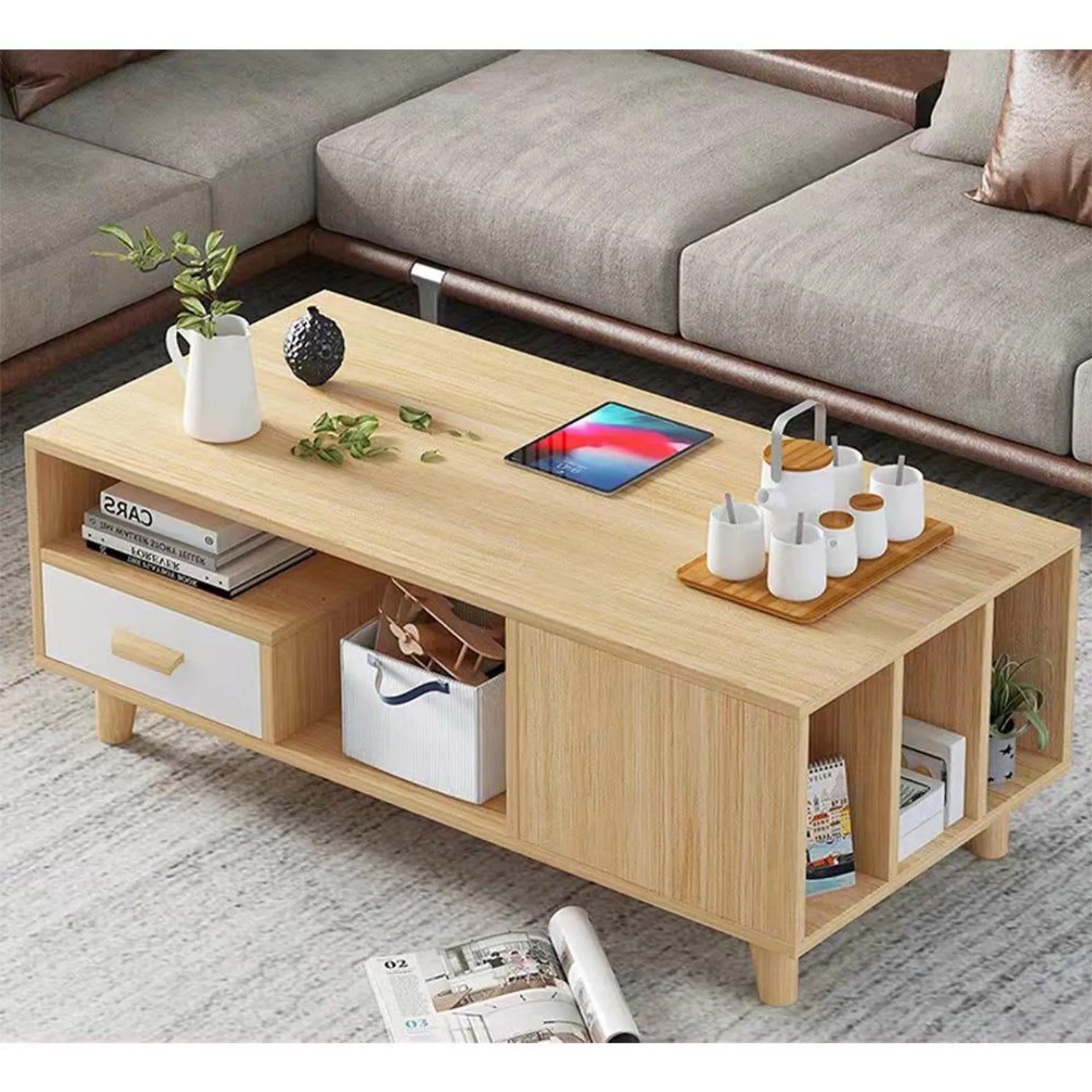 Renzo Coffee Table - Natural Oak