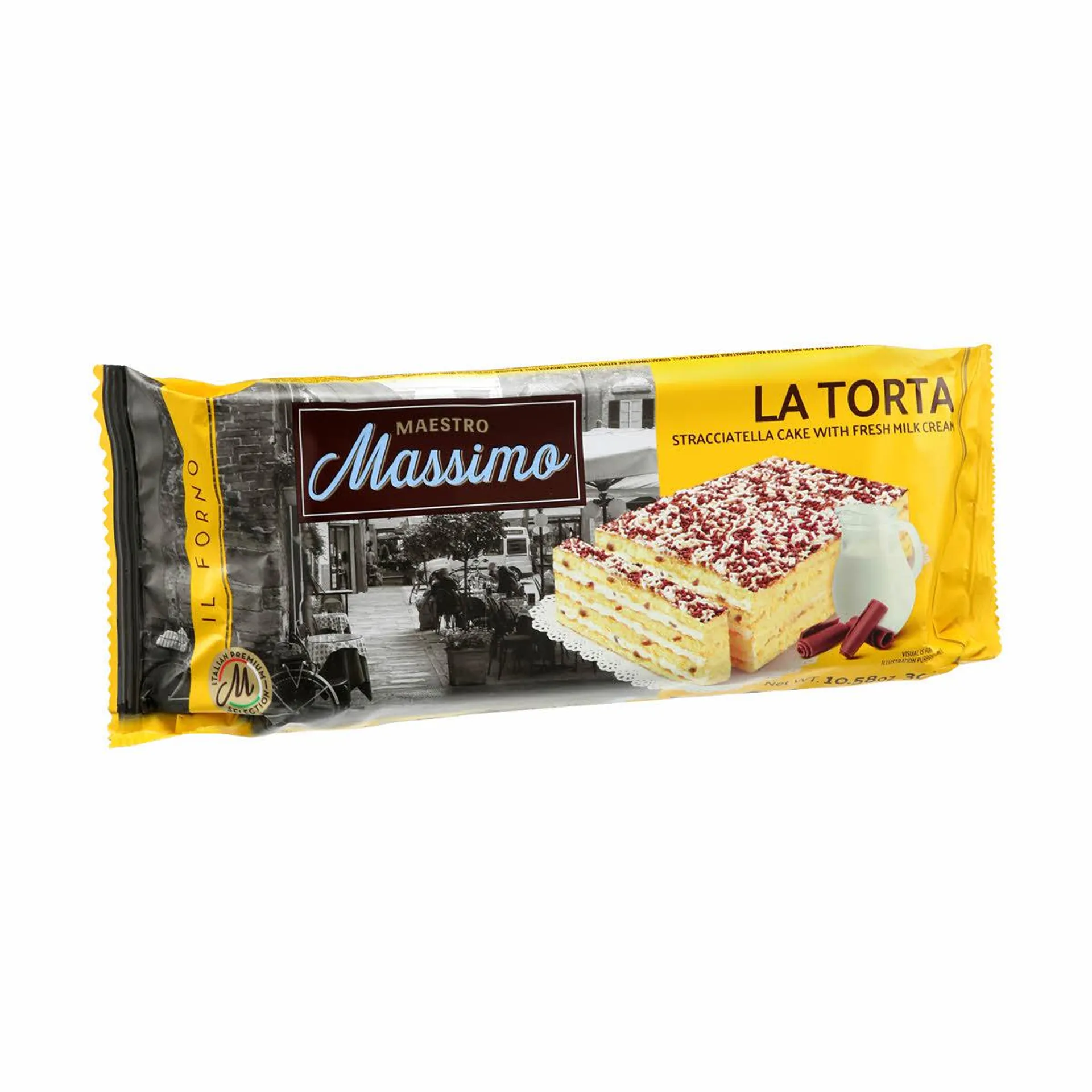 Massimoo La Torta W.Stracciatella 300G