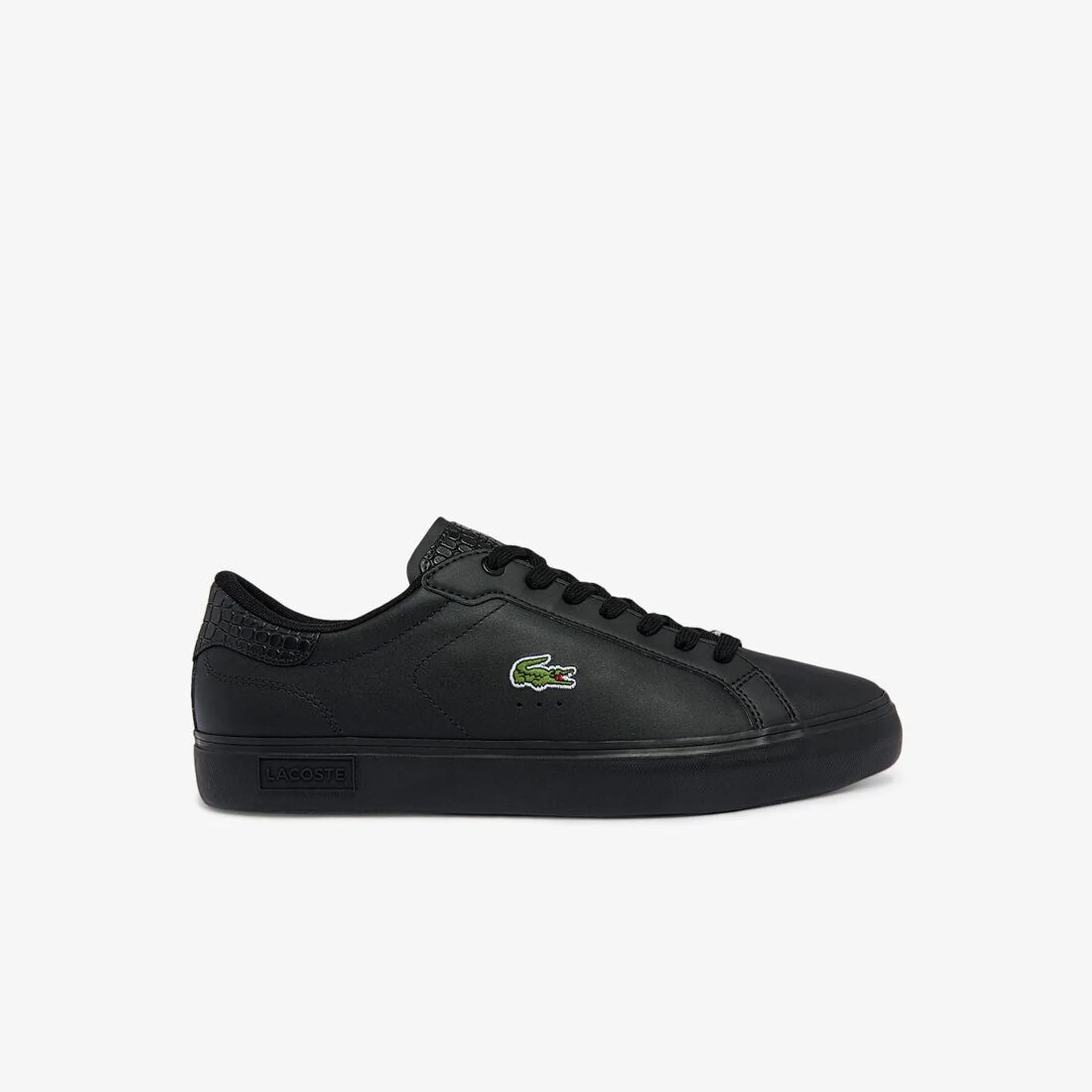 Men's Powercourt Burnished Leather Sneakers