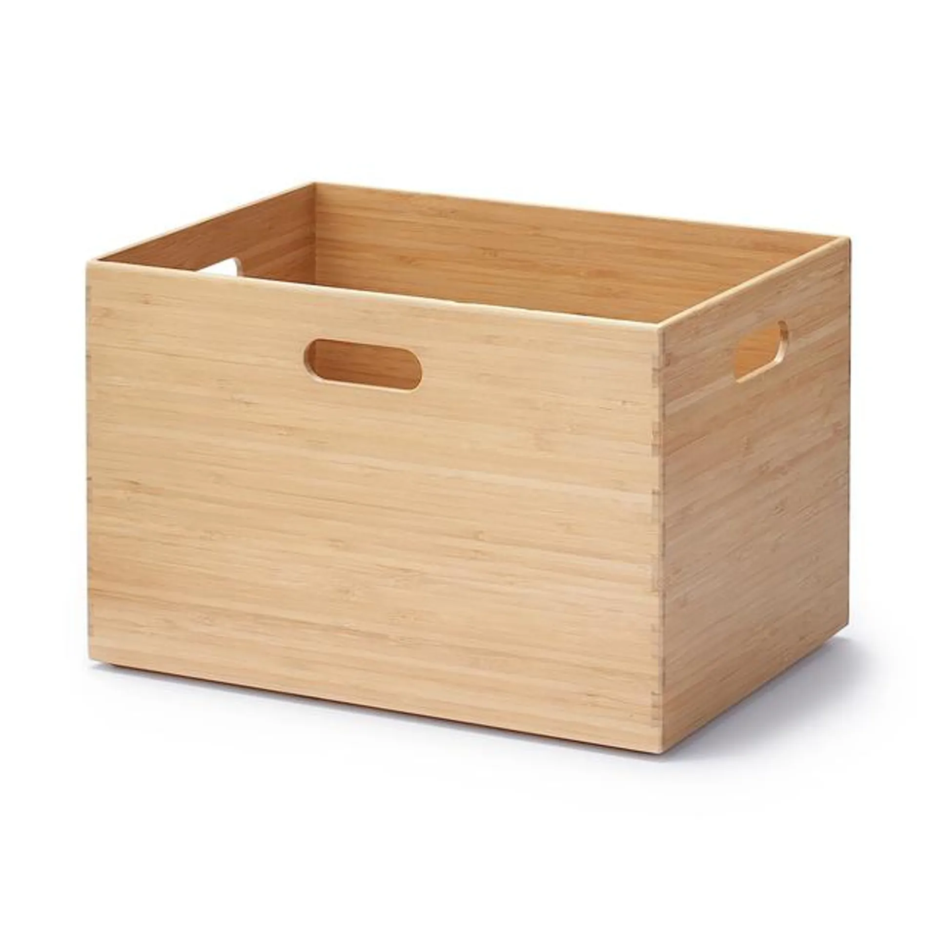Stackable Rectangular Bamboo Box L