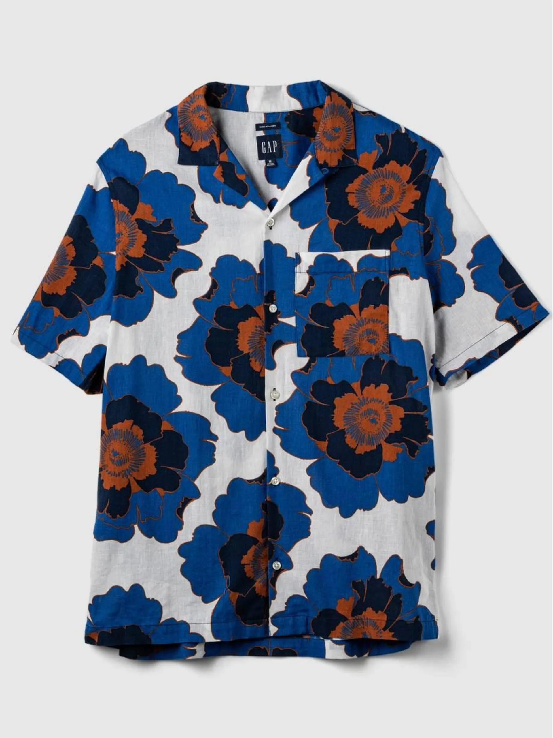 Linen-Cotton Vacay Shirt