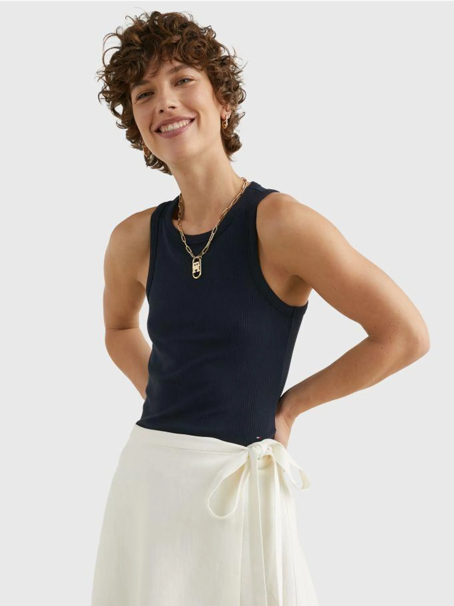 Ribbed Slim Fit Tank Top