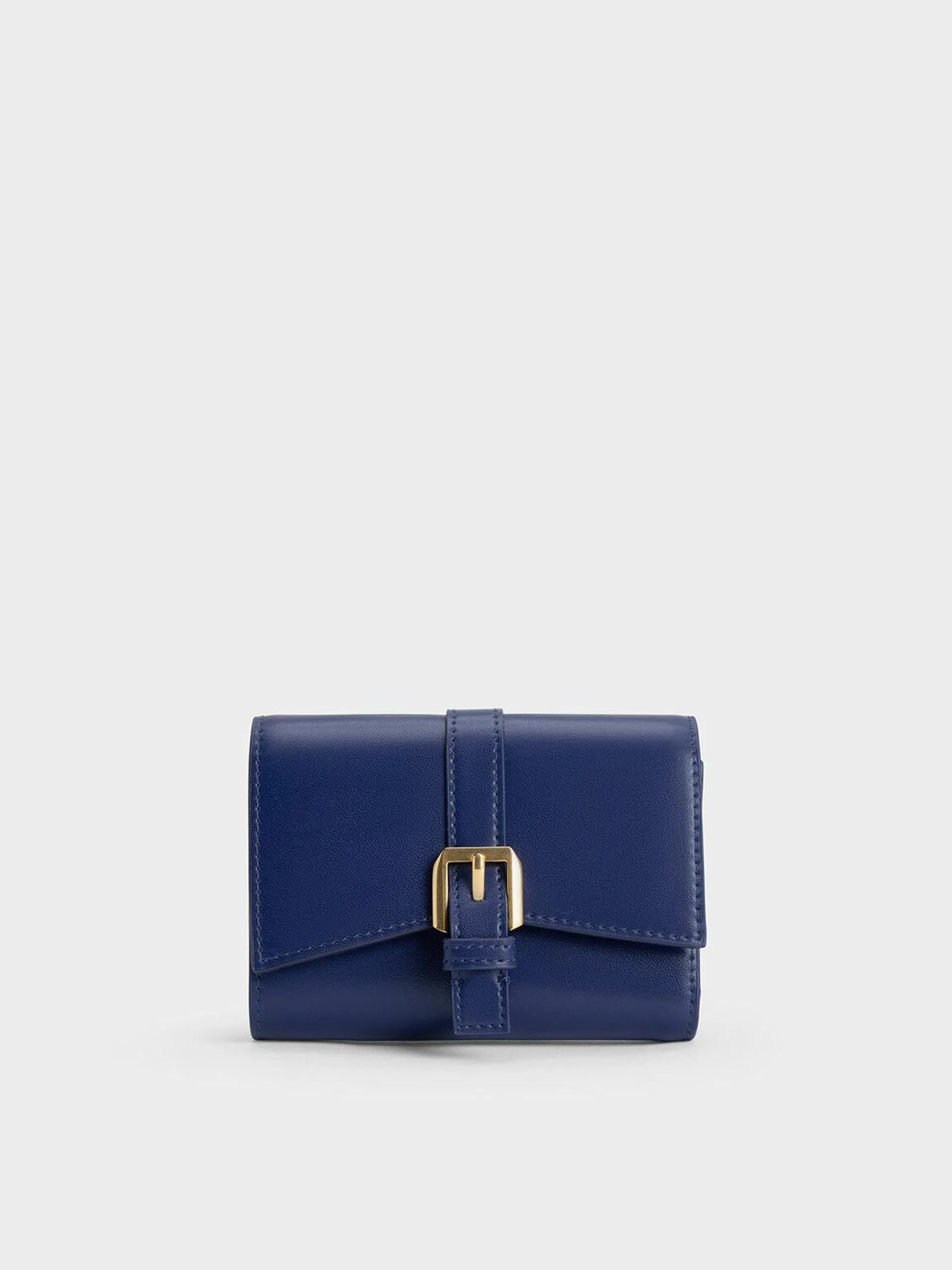 Annelise Belted Wallet - Navy
