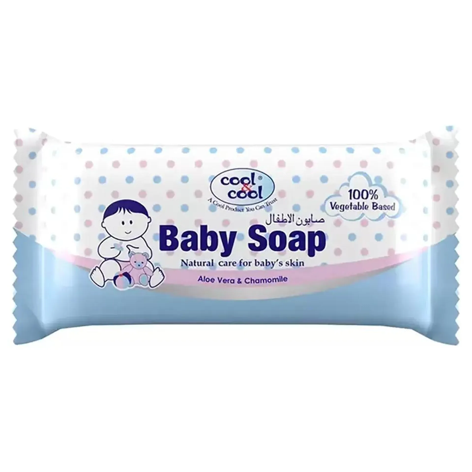 Cool & Cool Natural Care Baby Soap Set, 125gms Per Piece- Pack of 4